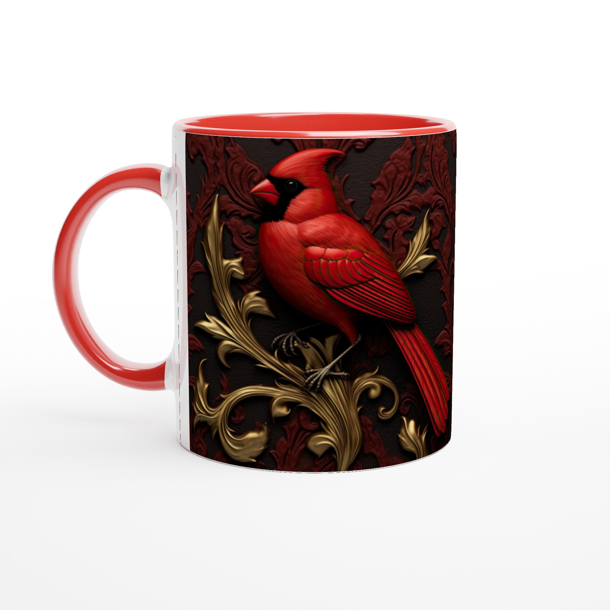 Elegantly Detailed Ceramic Mug with Vibrant Cardinal Design – Choose Your Favorite Color 2 3a9f0e90-1d22-4fd6-9192-36bef5937f2c