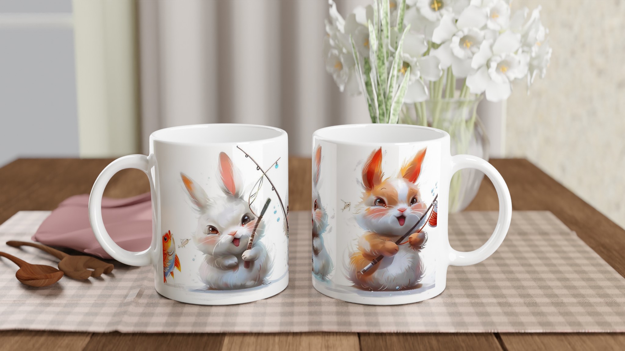 Söta Fiske Kaniner Keramikmugg – Din Charmiga Kaffepaus i Valfri Färg! 10 3b266e70-7baa-4059-b1d0-403a9a06cd06