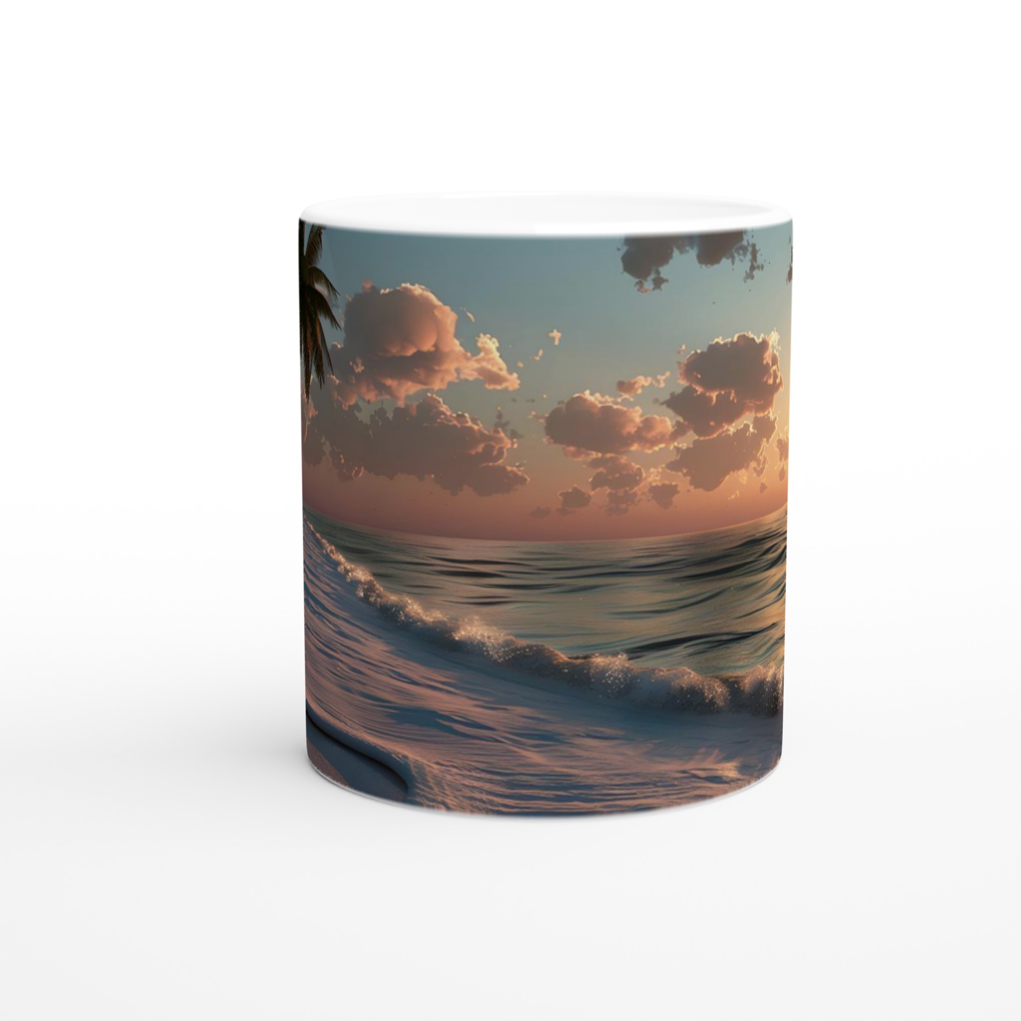 Solnedgång vid Havet Mugg - 11oz Keramisk Kaffemugg i Olika Färger 9 3b4bb4b2-e817-4d83-911e-e48514064f87