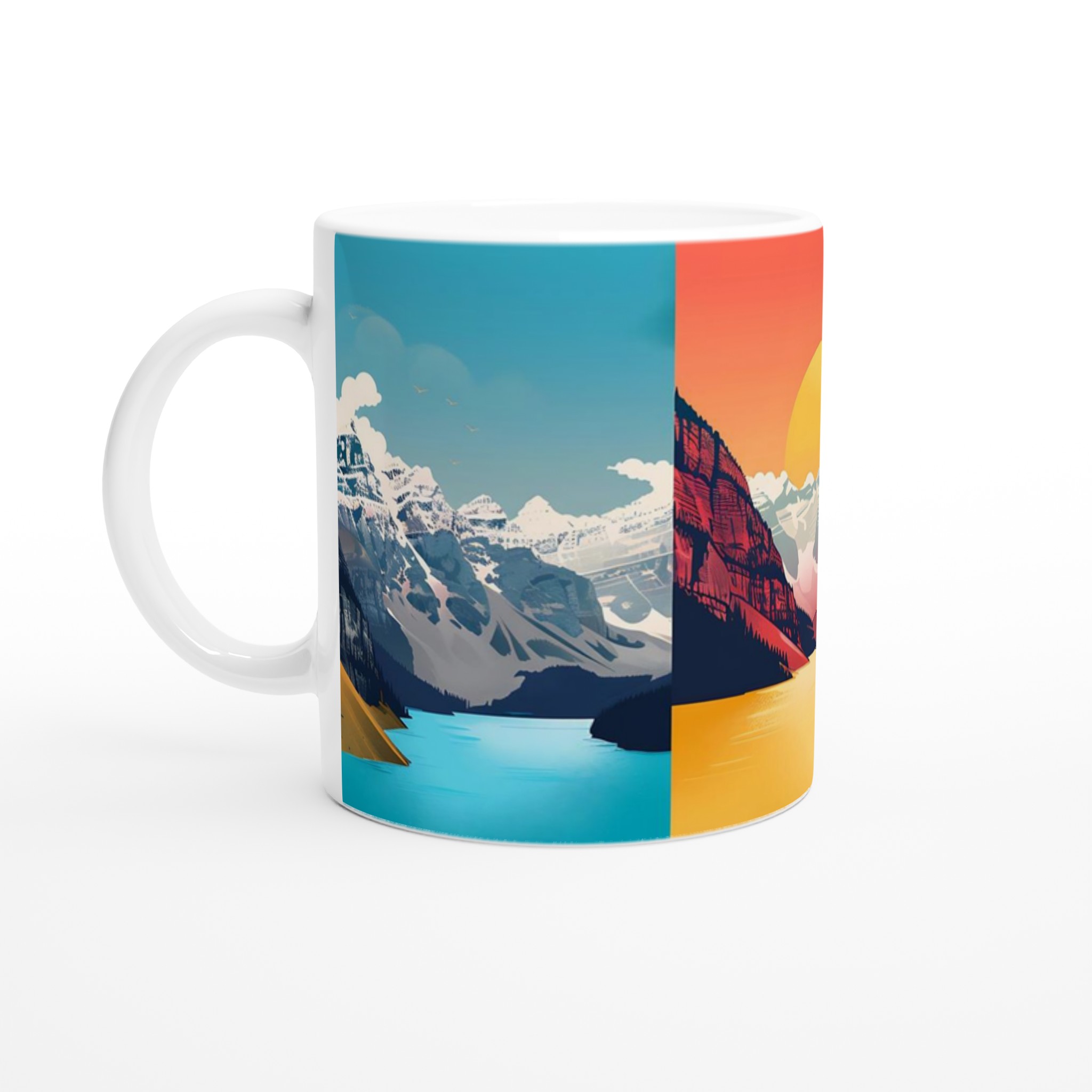 Majestic Mountain Lake Mugg – Välj din Färgstarka Utsikt! 1 3b78ddef-f039-4f90-a015-0dccabd5b945