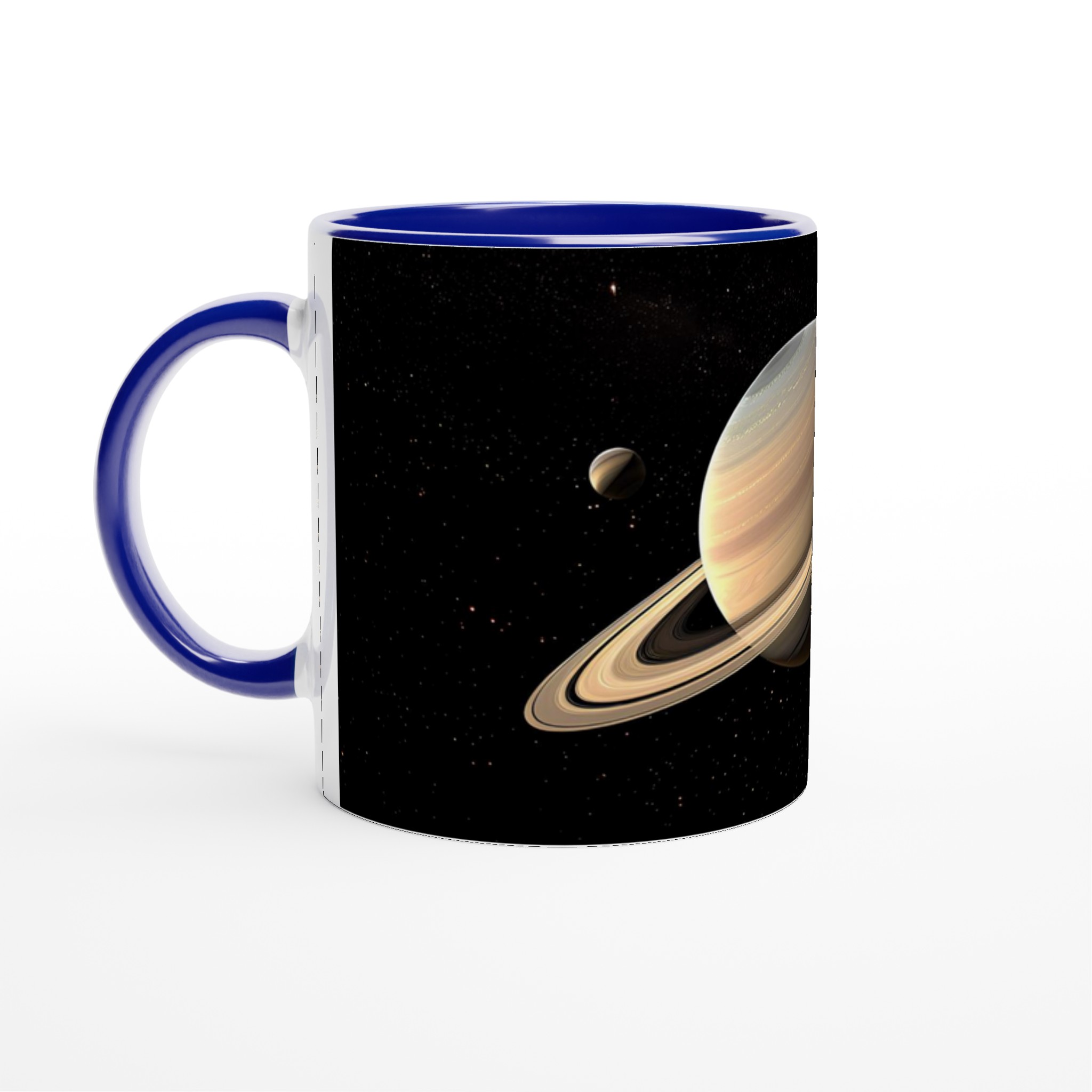 Saturnus Kosmiska Mugg – 11 oz Keramikmugg i ditt Val av Färg 4 3b87edc3-c321-4cf4-ad05-4f63b7a5c4b4