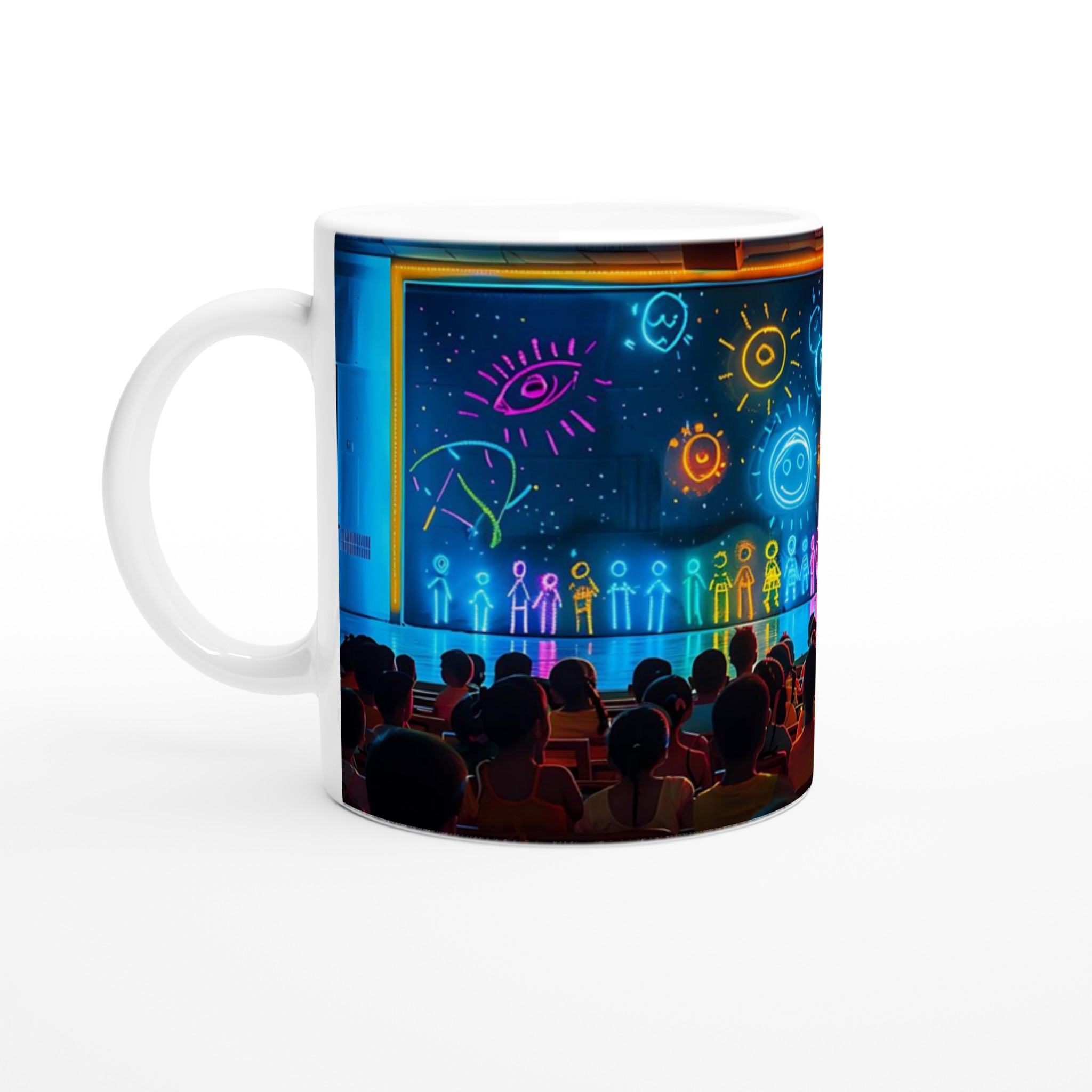 Neon-Glam Keramikmugg – Din Favoritdryck i Strålande Färger, 11 oz 1 3bbb2d85-cc21-4762-82de-272812ca2398