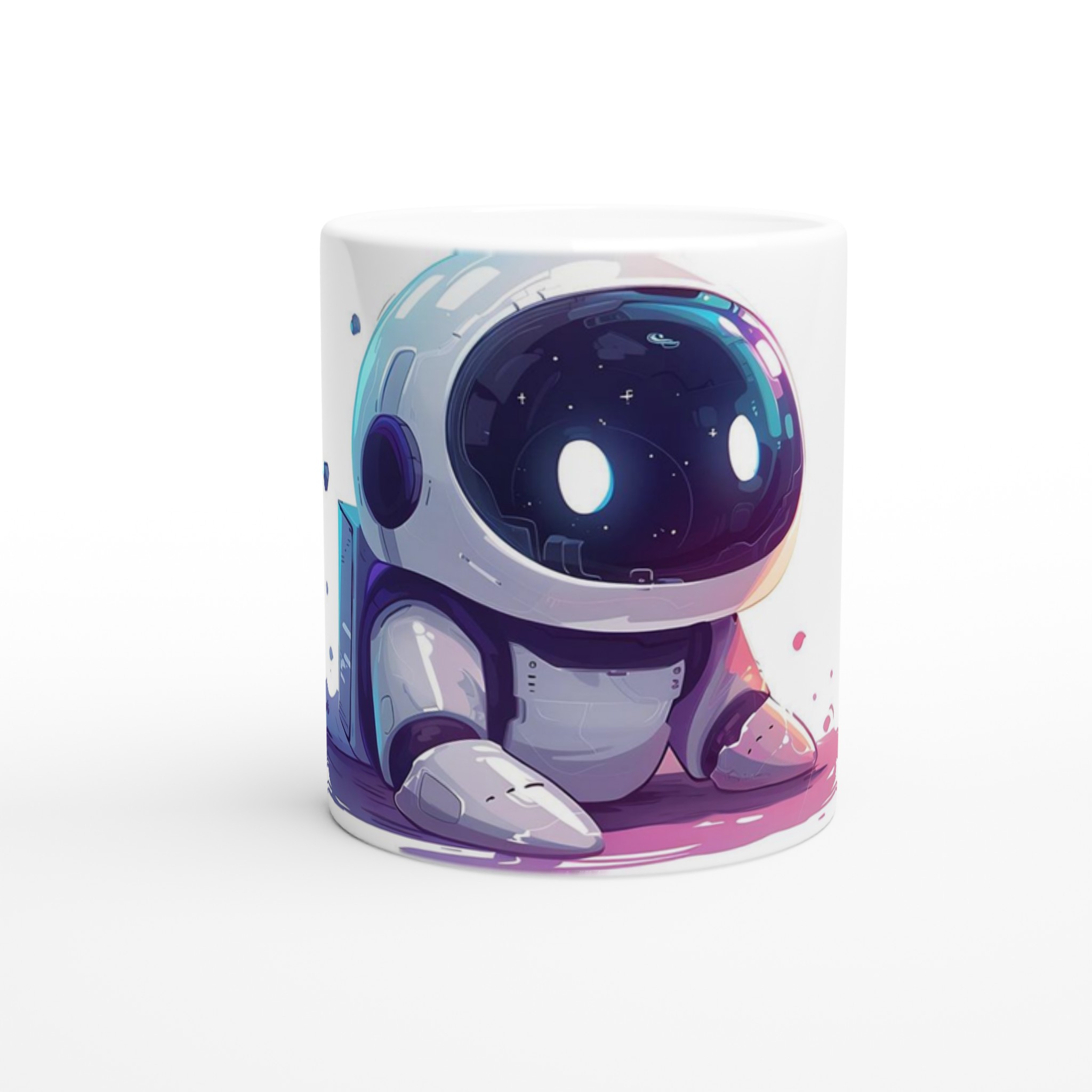 Cosmic Cutie Robot Mugg - Unik Keramisk Mugg med Astronautdesign i 7 Färger 8 3c1a66fa-b9ef-40ac-90de-ac7758f66921