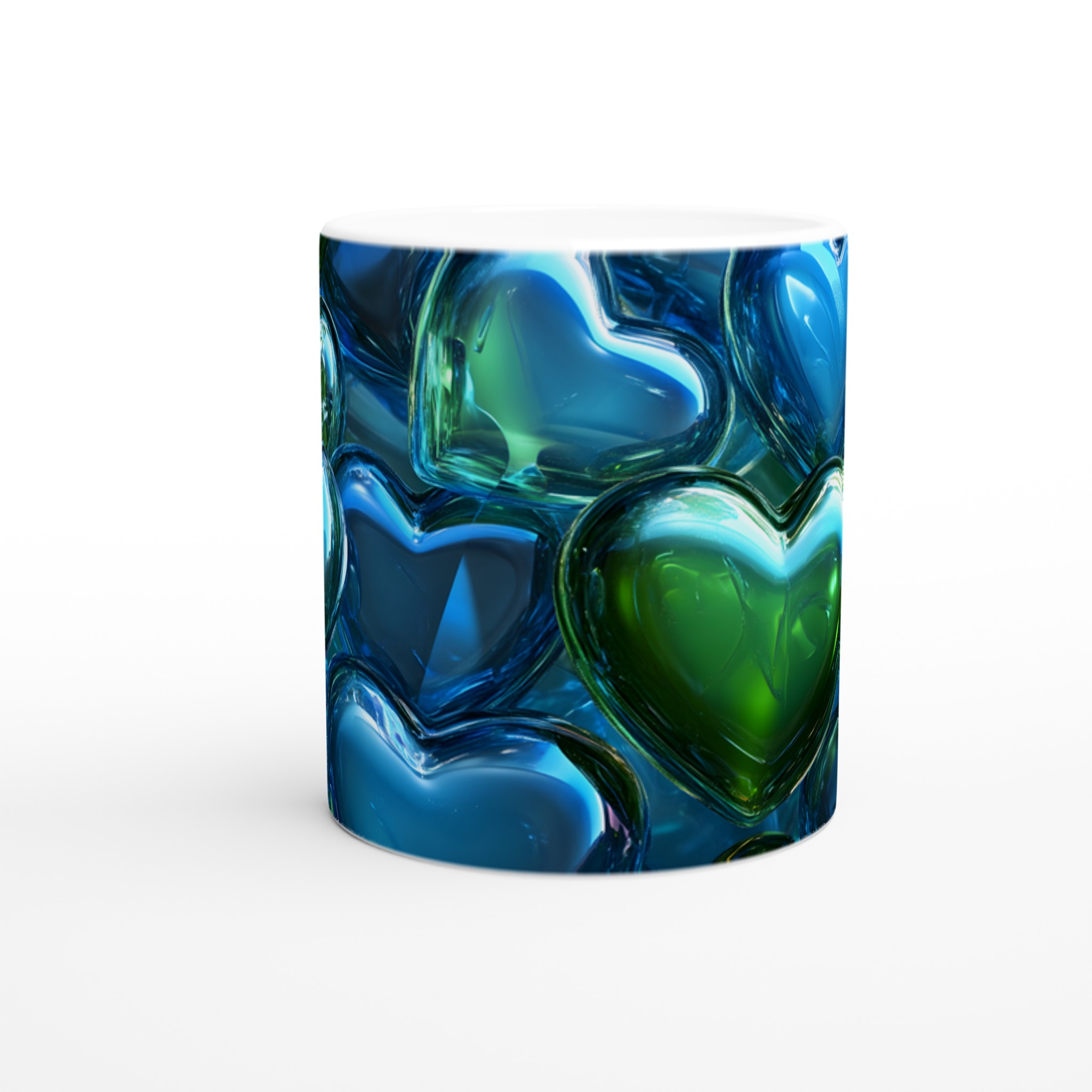 Kärlekens Nyanser Keramisk Mugg – Levande Blå och Grön Design, 11 oz 8 3c23cfea-28ac-4703-93d1-8bd153d21090