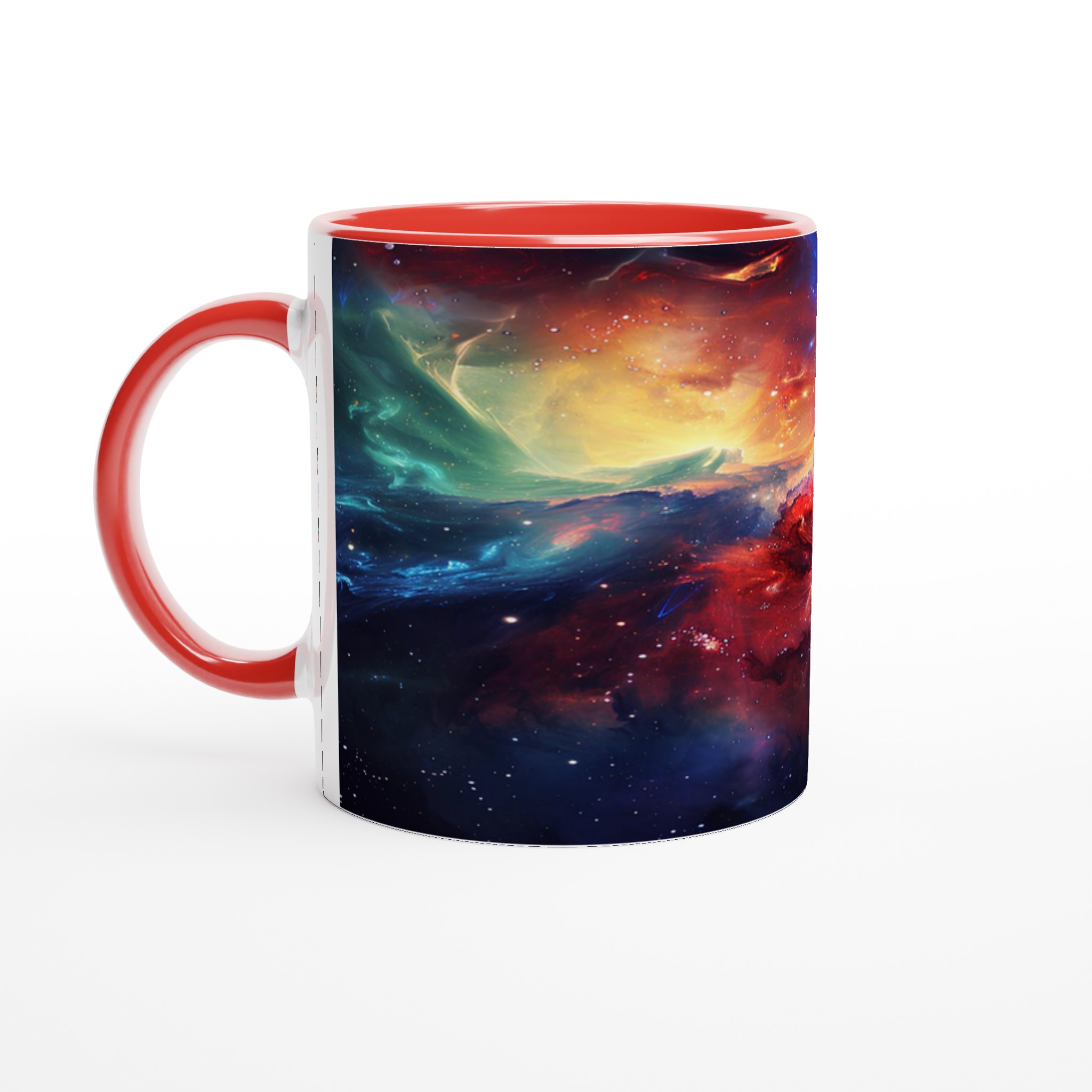 Kosmisk Nebula Keramikmugg - 11oz, Levande Rymdmotiv i ditt Färgval 2 3c3d5645-fc48-40d3-957c-31fb5f1de98d
