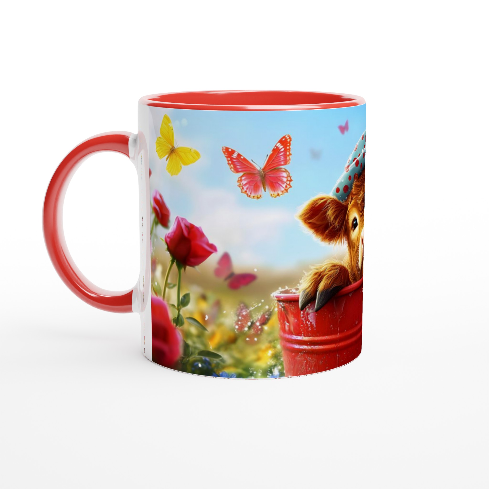 Söt Kalv i Hink - 11oz Keramikmugg | Lekfull Design & Färgstarka Tryck i Flera Kulörer 2 3c444bac-e7f2-49ff-8be2-36e282b734e9