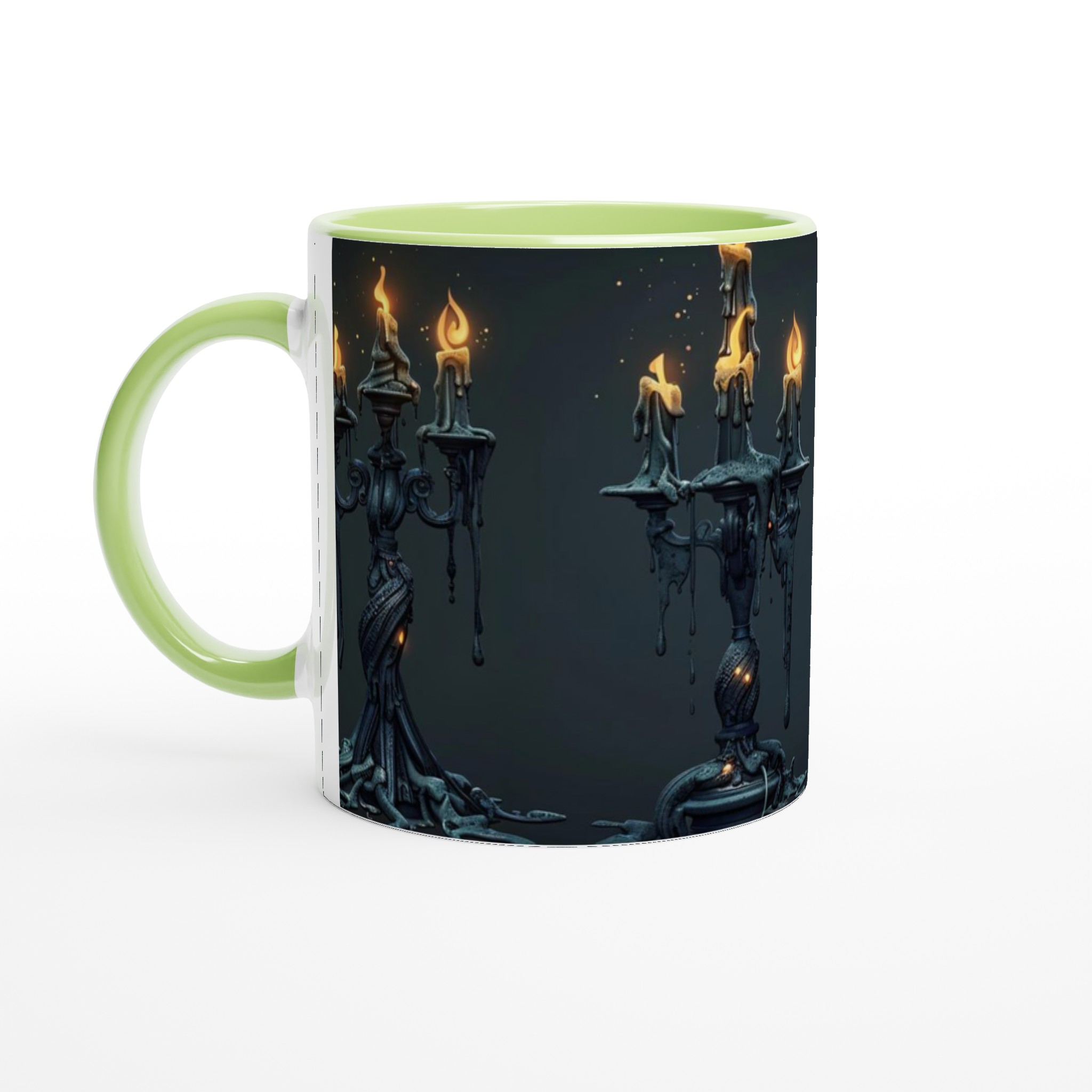 Mystisk Keramikmugg - Gotisk Kandelaber Design, 11oz – Välj bland 7 unika färger! 3 3c447b65-d25e-4a61-ac92-f6ace434d34c