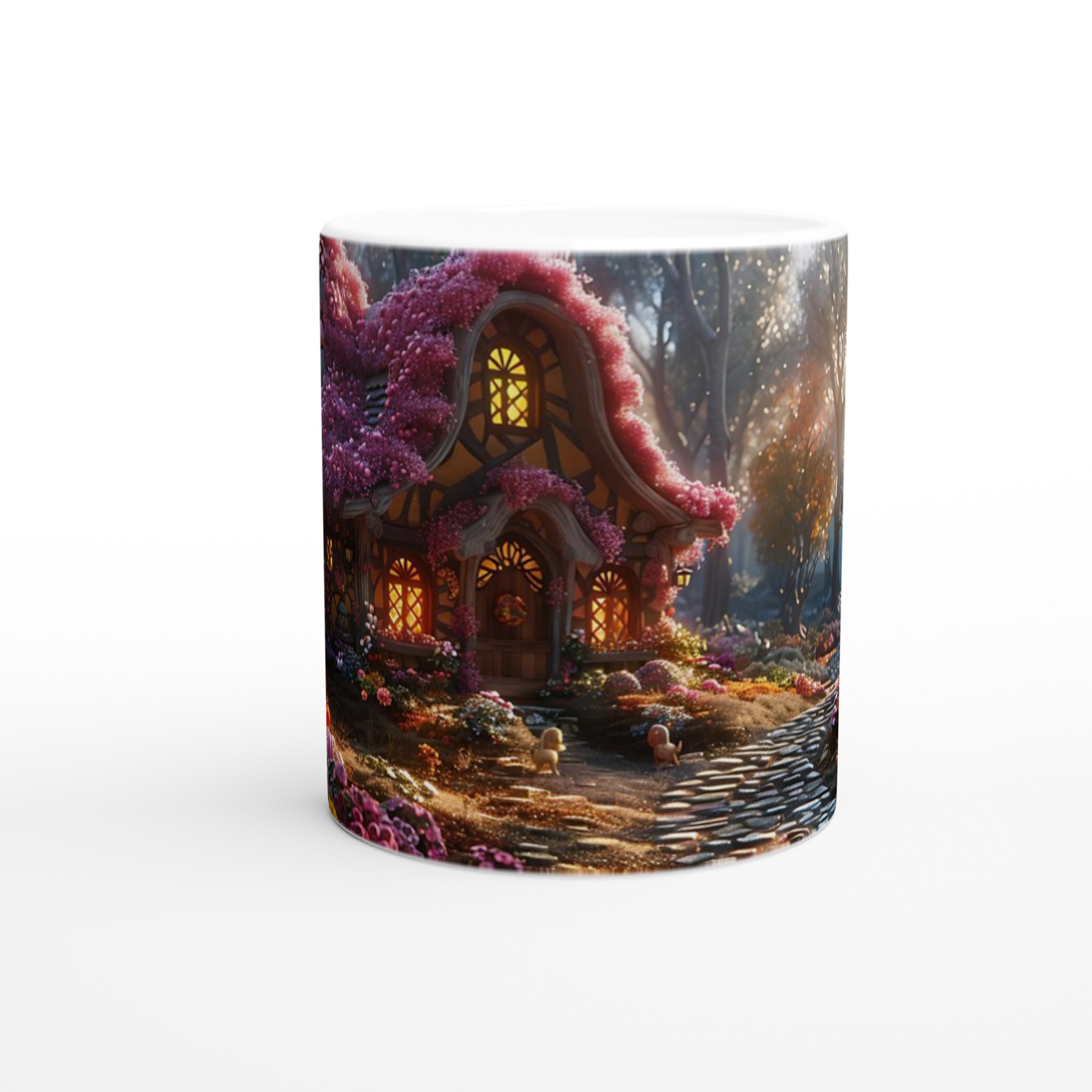 Fairy Tale Cottage Keramisk Mugg – Drömsk Design i Livfulla Färger 8 3c504ea5-f23e-4dbb-8e49-451ccf29a17e