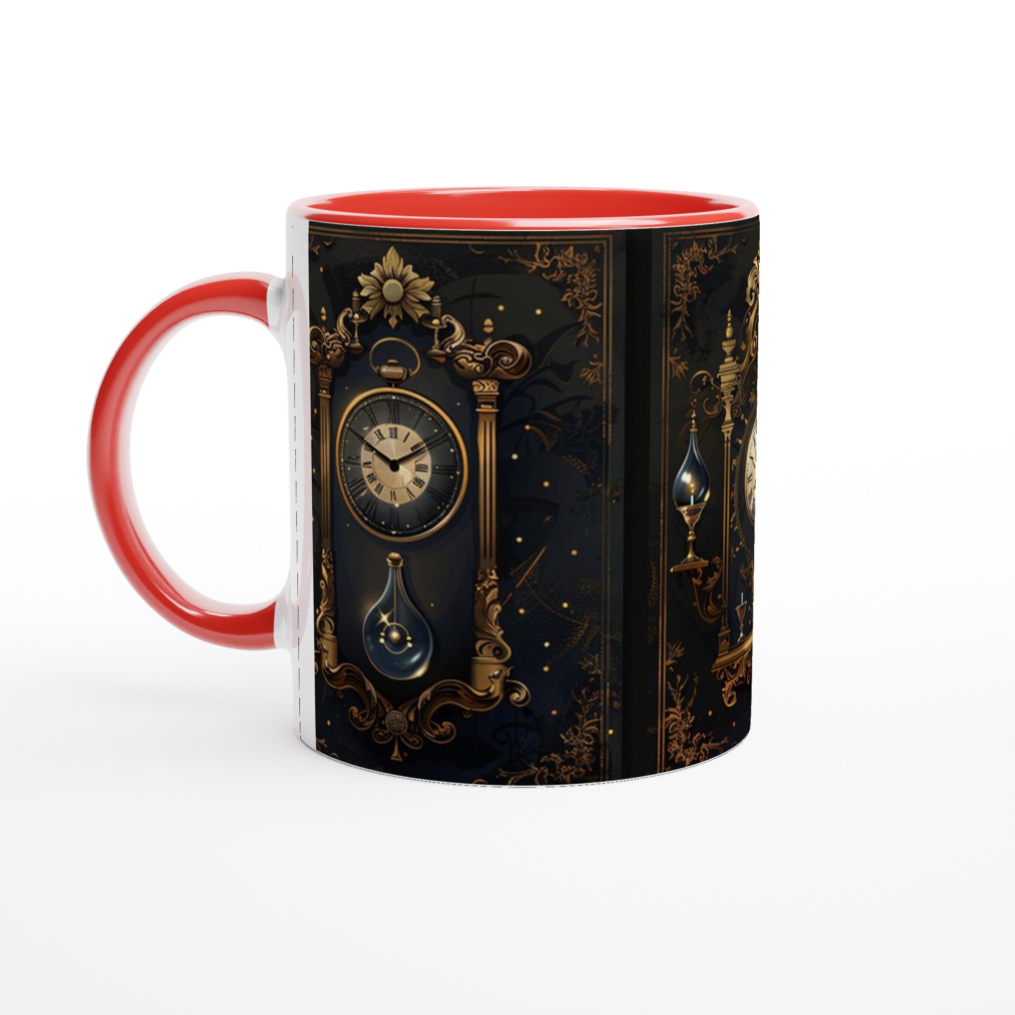 Tidlös Elegans 11oz Keramikmugg – Guld & Svart Barockdesign i Valfri Färg 2 3cbdf161-5b42-4613-b06c-e084fb942e8d