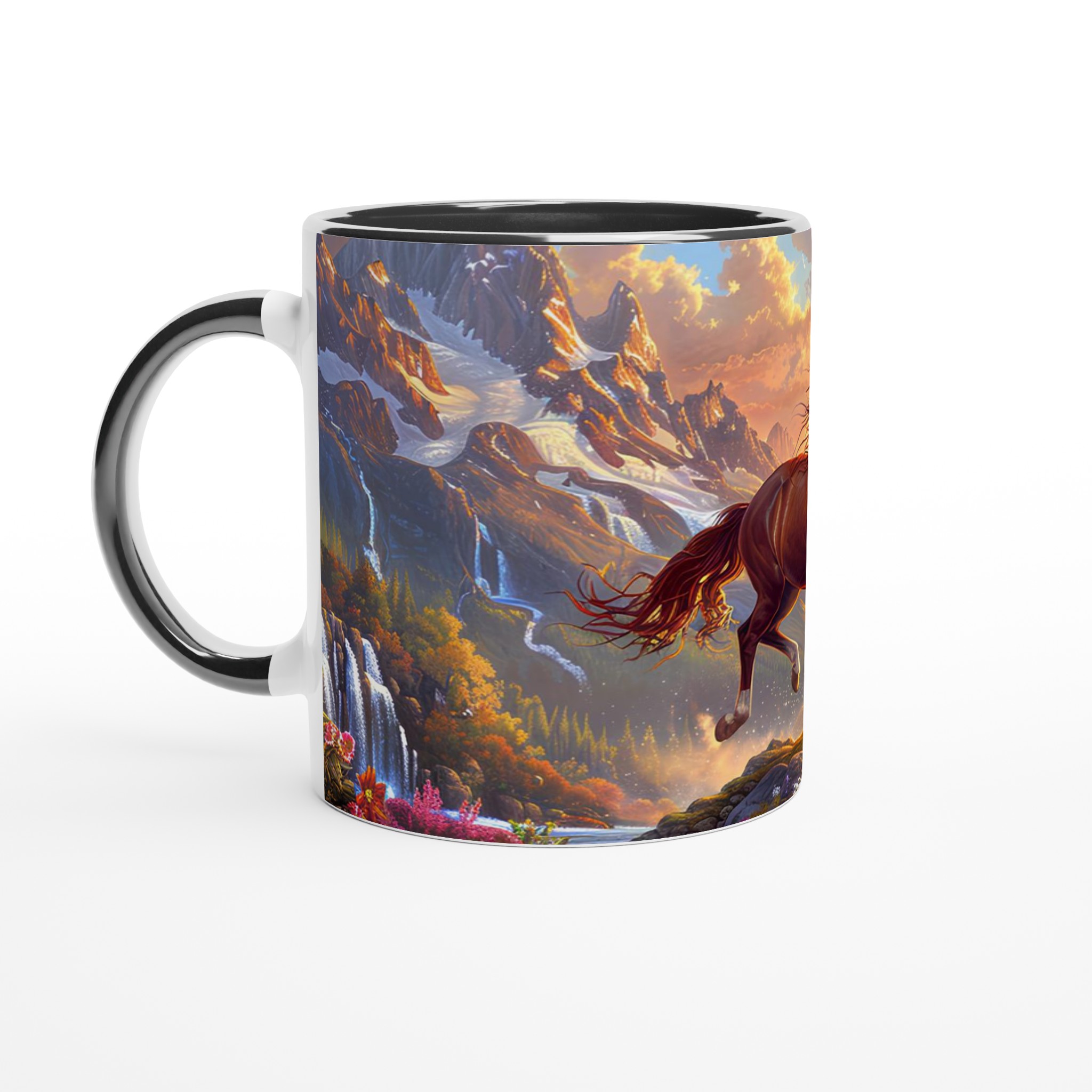 Magical Mountain Horse Mugg – Fånga Vildmarkens Frihet & Värme i Din Hand, Välj Din Färg! 7 3cddfd8f-8380-487f-ae7a-6aad380982d1