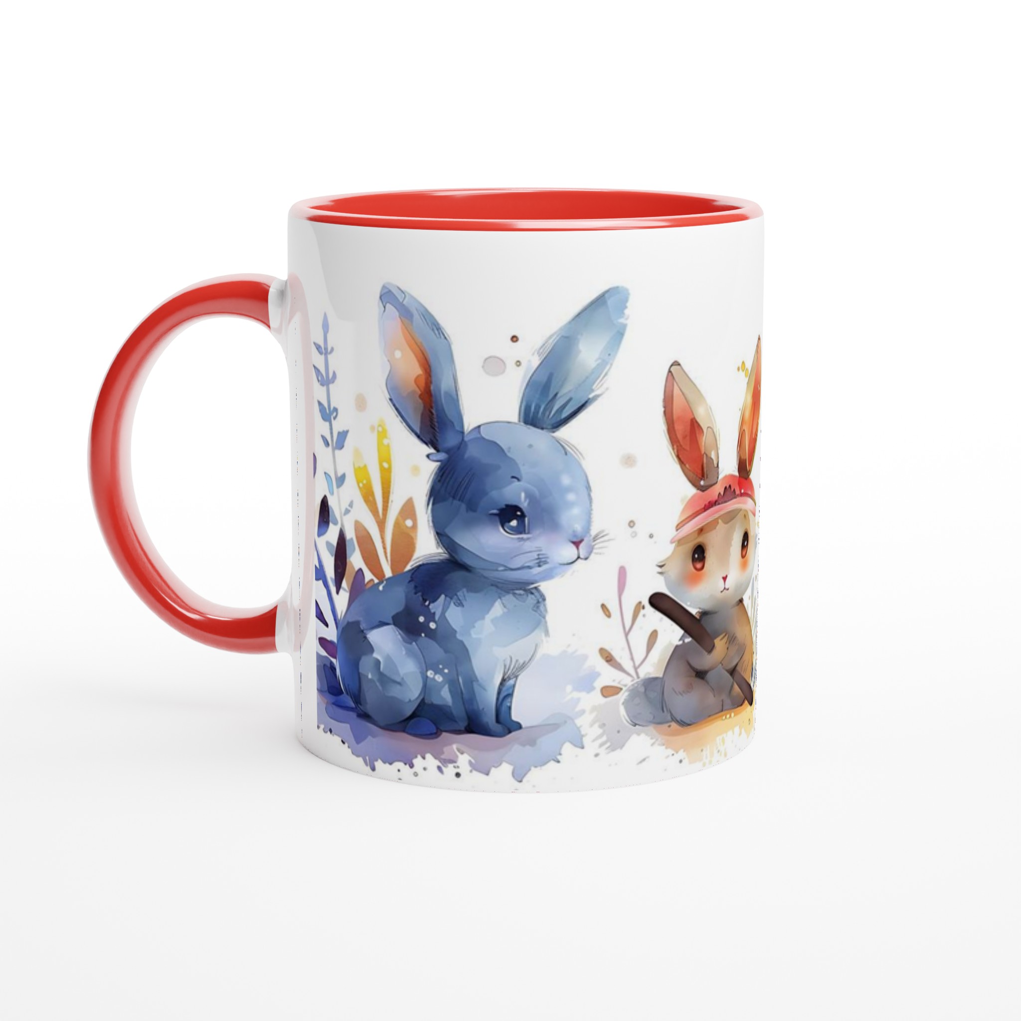 Söta Akvarellkaniner Mugg – 11oz Keramisk Kaffekopp i Flera Färger 2 3cdfc5ef-16ee-40be-9b39-1060be373832