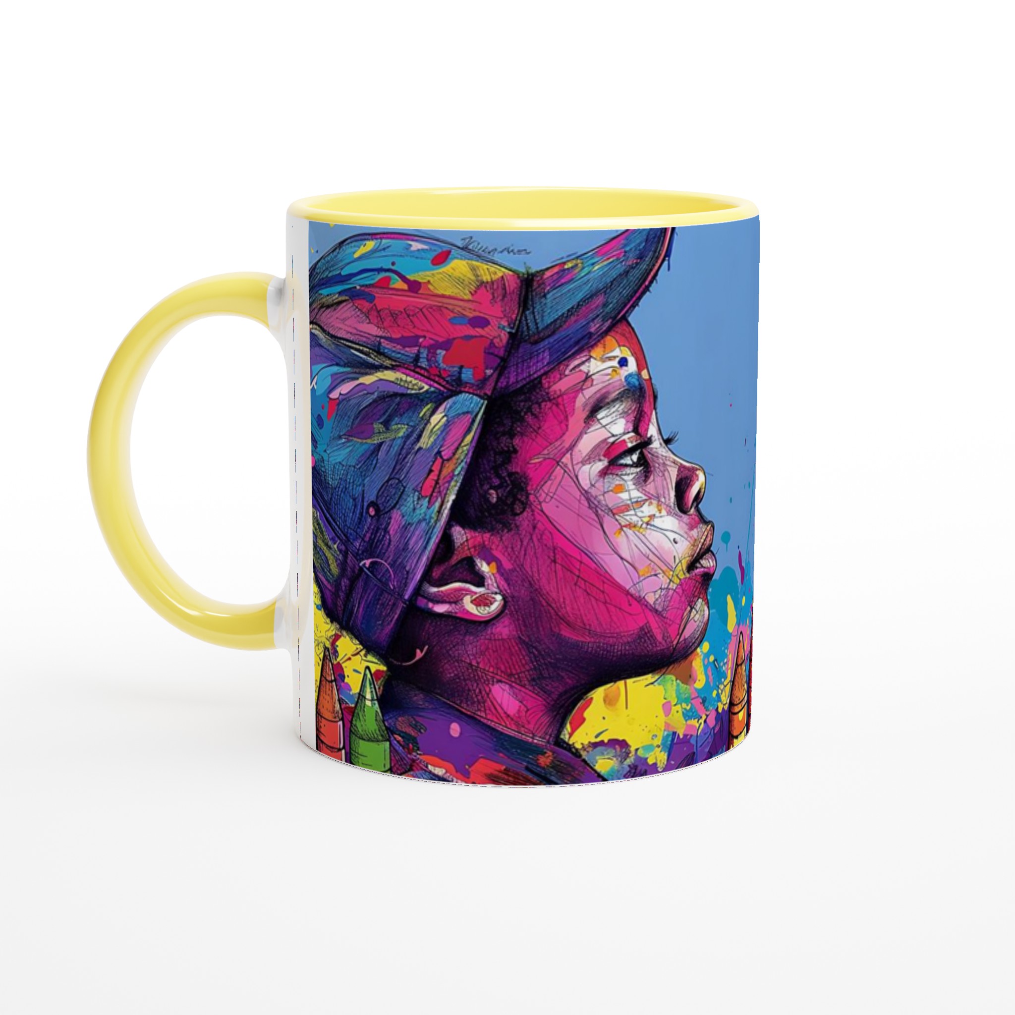 Konstnärlig Keramikmugg: Färgglad Street Art & Kreativ Design – 11oz Favorit i Flera Nyanser 5 3d032060-2d28-4ef8-81bf-14008a4123a0