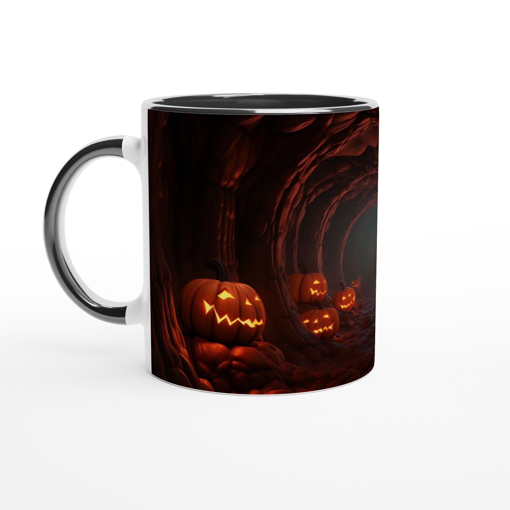 Mystisk Halloweengrotta Keramikmugg - Skrämmande & Mysig 11oz Kaffemugg i Olika Färger 7 3d901786-0425-49e0-9db1-c64be3c0f749