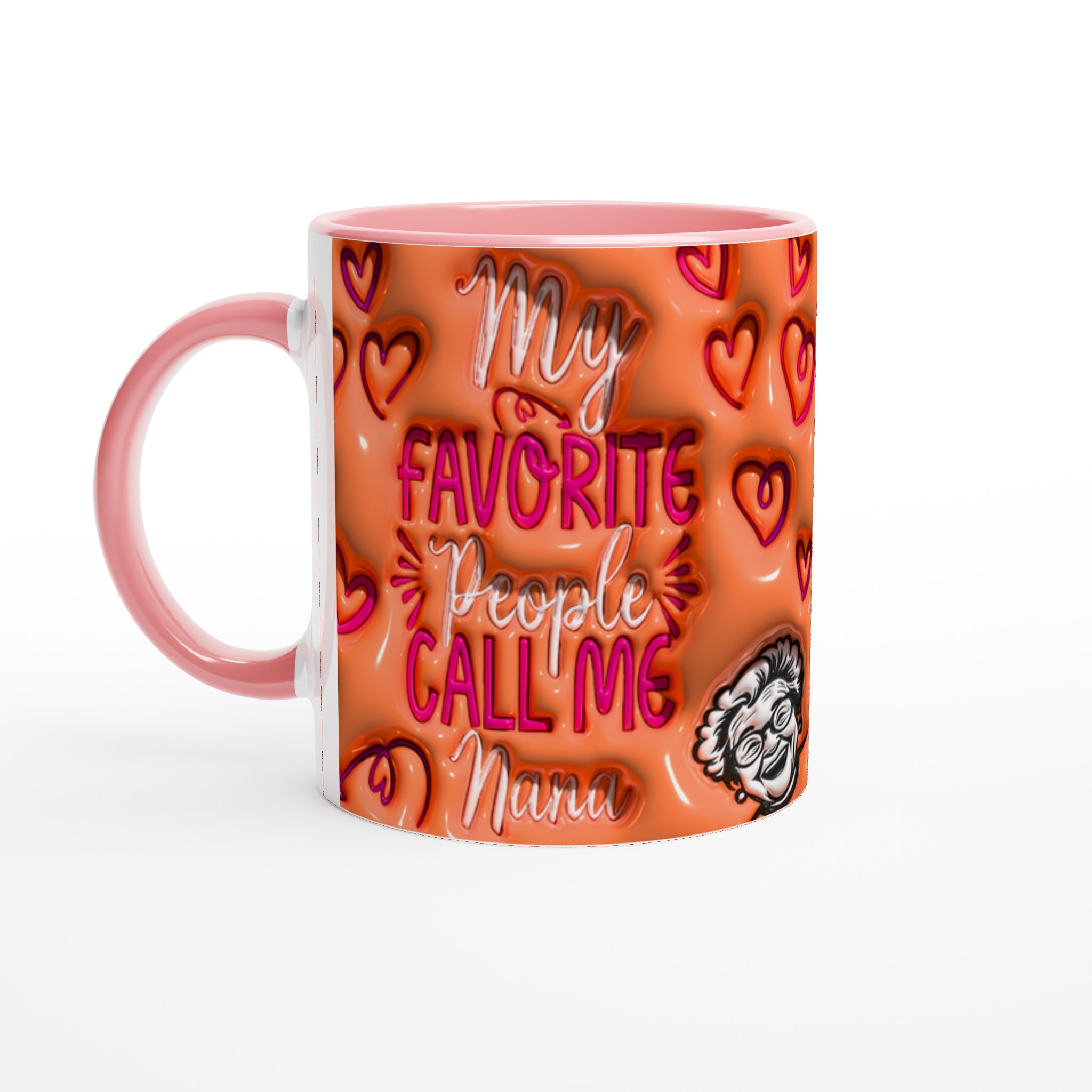 Min Favoritmugg: "My Favorite People Call Me Nana" Keramikmugg – En hjärtlig present till mormor/farmor 6 3d90cf71-620b-4f00-8194-e92d7d19c105