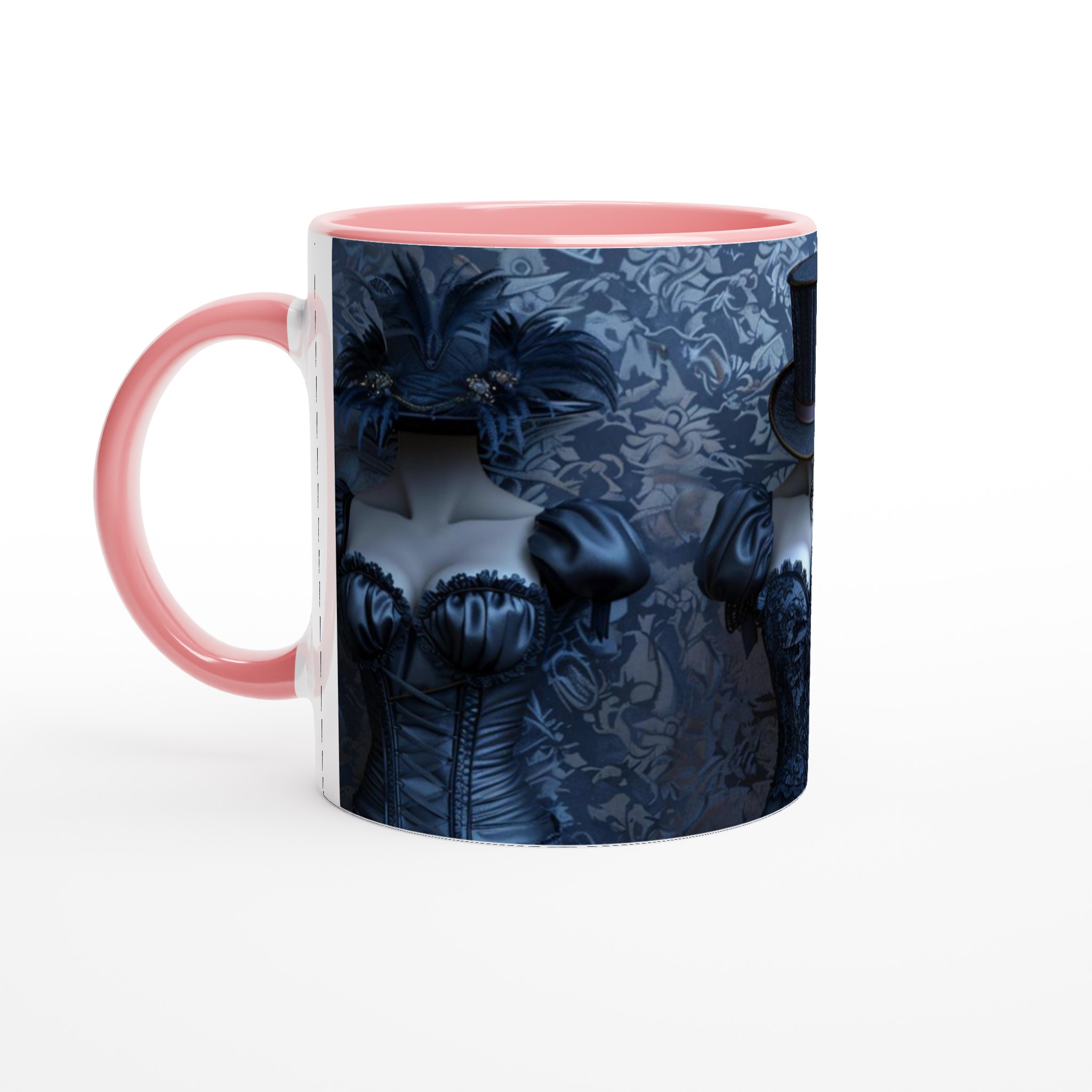 Vit 11oz keramisk mugg med gotiskt mystikmotiv – välj bland sju eleganta färger 6 3dc542a2-5ed1-4b57-9d25-ff40fe3924dd