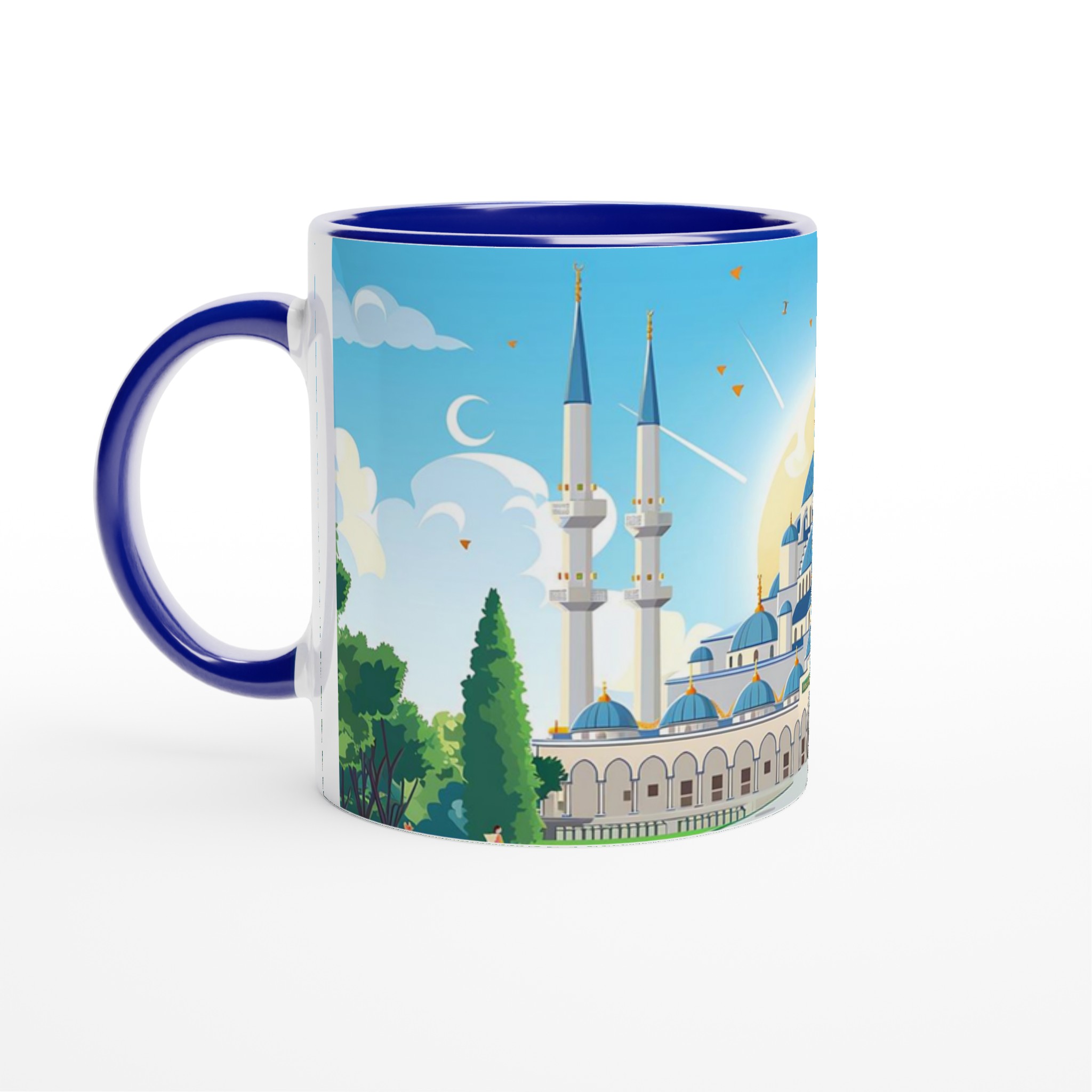 Blå Moské Inspirerad Keramikmugg – En bit av Istanbul i varje klunk, tillgänglig i 7 livfulla färger! 4 3e151b9e-ee92-465a-92a9-0c35a6e3cd3a