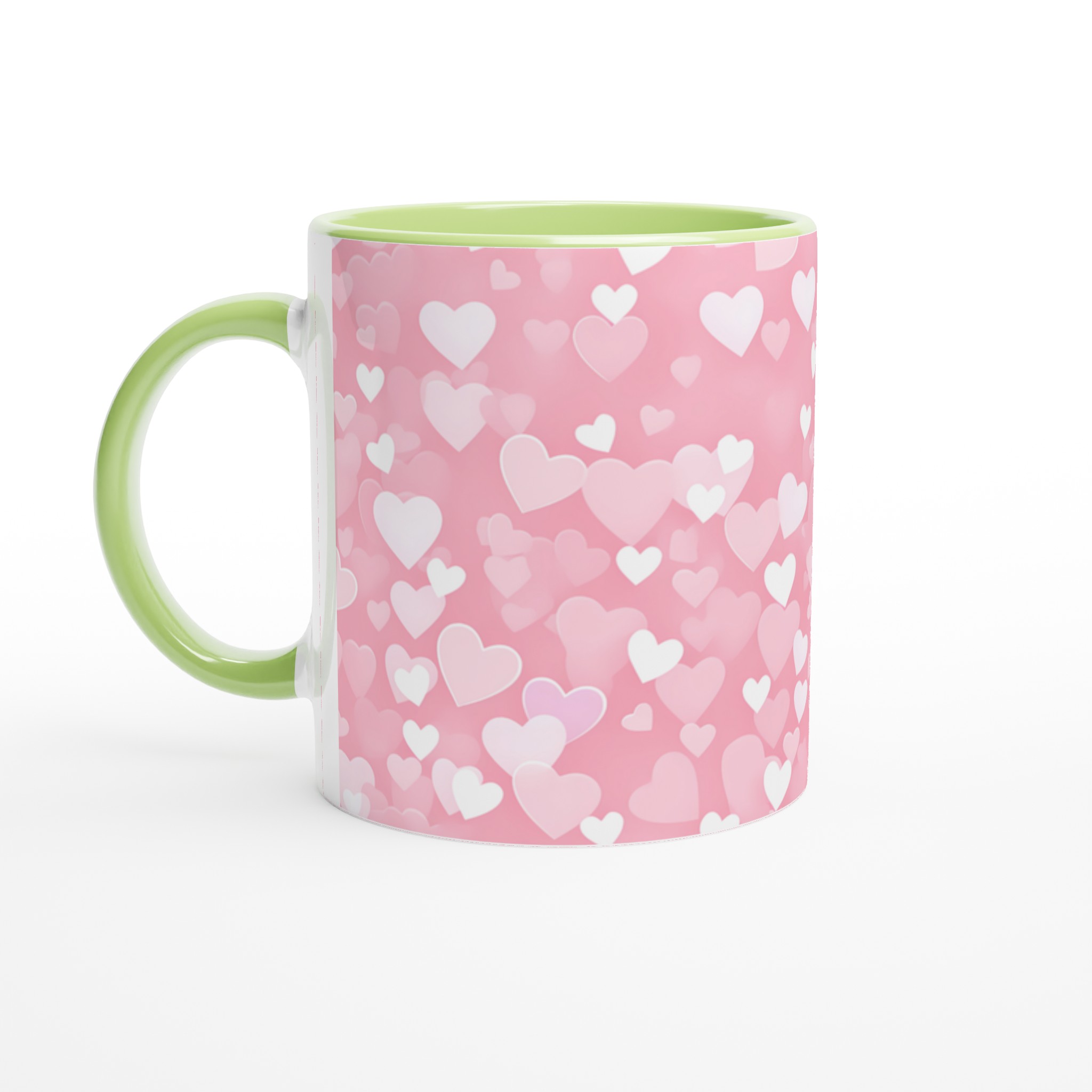 Rosa Kärlekshjärta Mugg - Romantisk Keramisk Mugg för Kaffe & Te i Flera Färger 3 3e1a1bfe-07b7-445f-a631-c8f325faf240