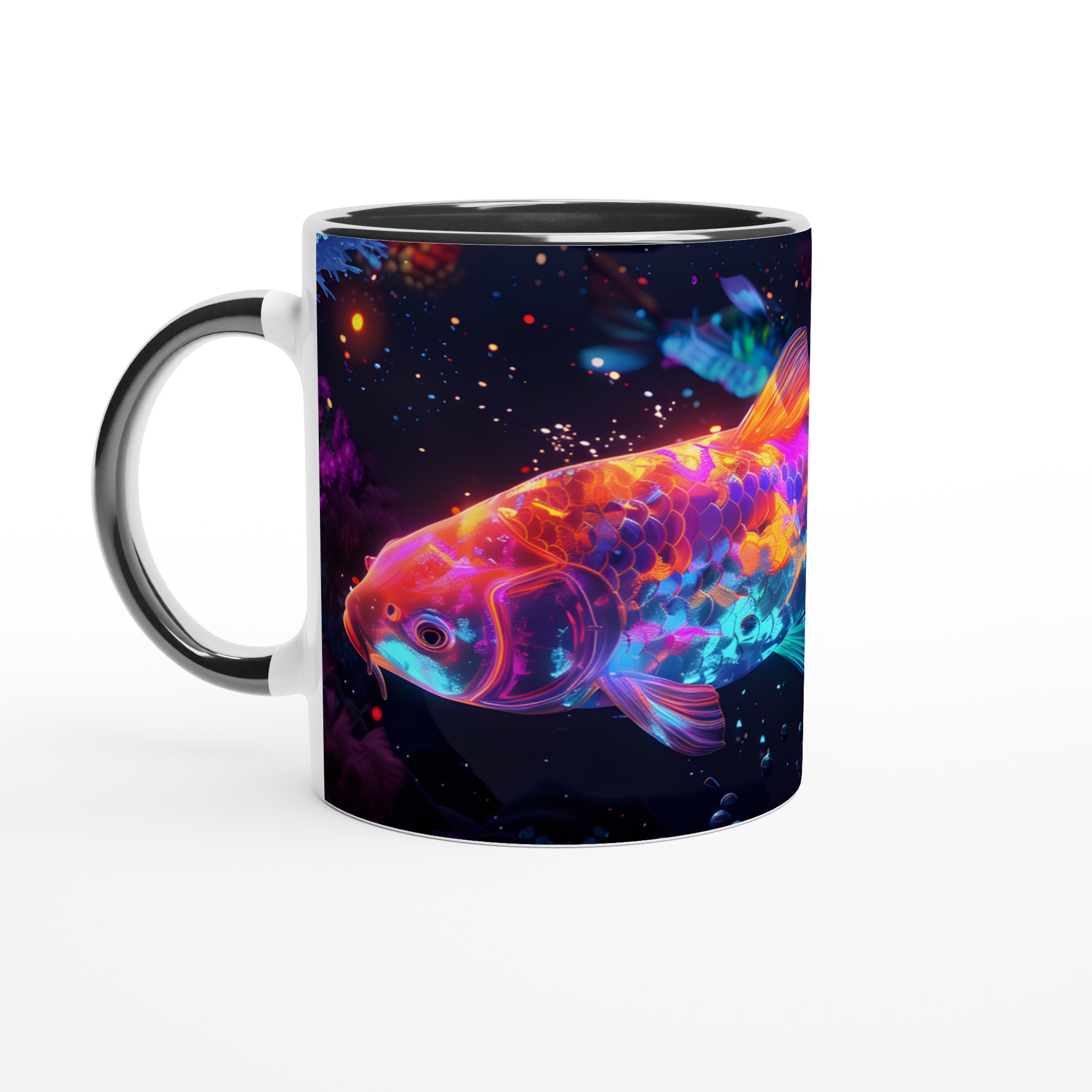 Neon Koi Drömmugg - 11oz Keramikmugg med Vibrerande Färgmagi, Välj Din Favoritnyans 7 3e217fc1-c176-4614-bc00-2585e72b8647