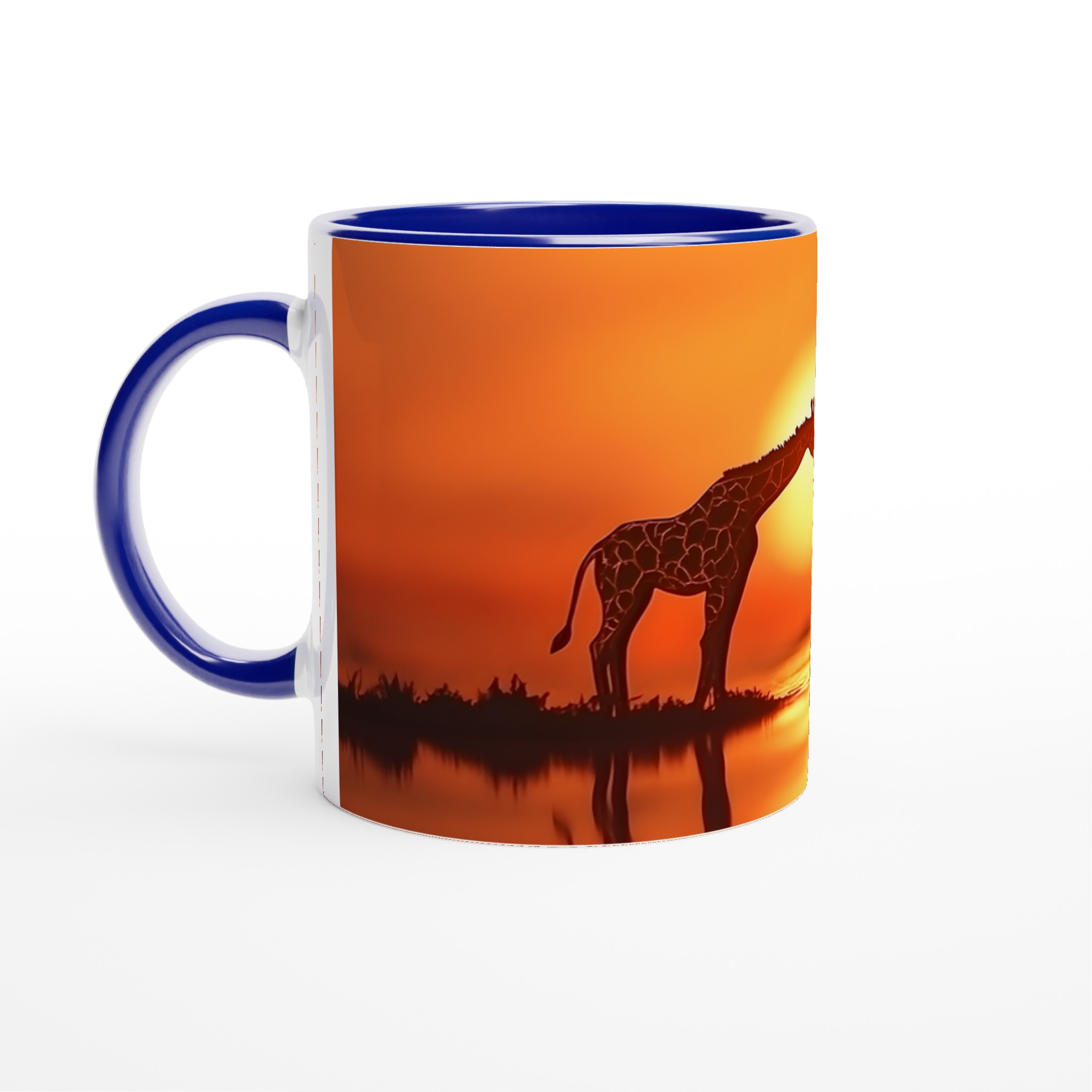 Safarisolnedgång Mugg – Fånga Magin med Giraff & Fågel i Din Favoritfärg 2 3e5ca83e-6723-456c-b34e-8bfa3b155f19