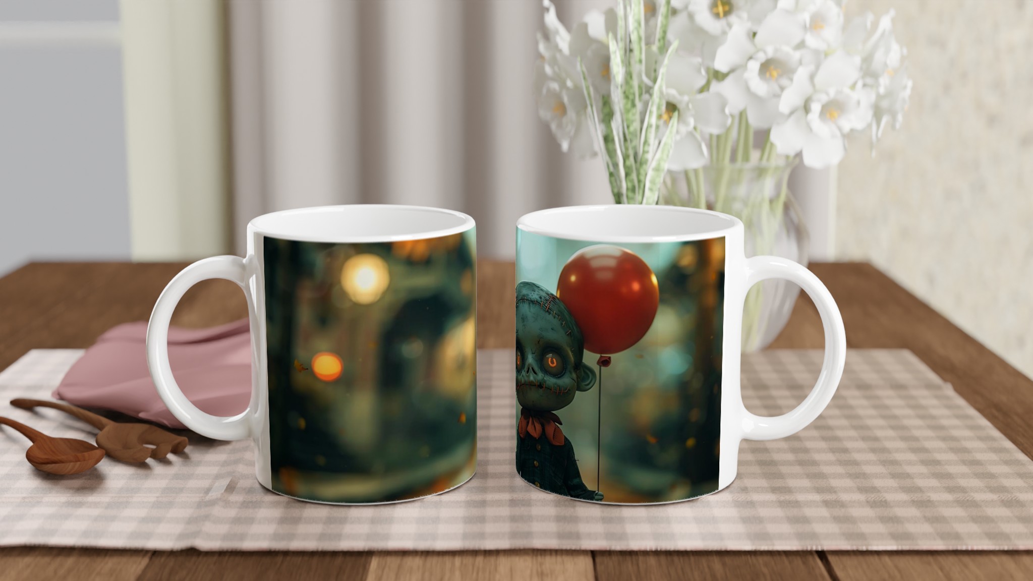 Enchanted Zombie Doll Mugg – Kusligt charmig 11oz keramikmugg i 7 färger 10 3e9cd4c5-a08e-48d2-867b-f918b2969dd7