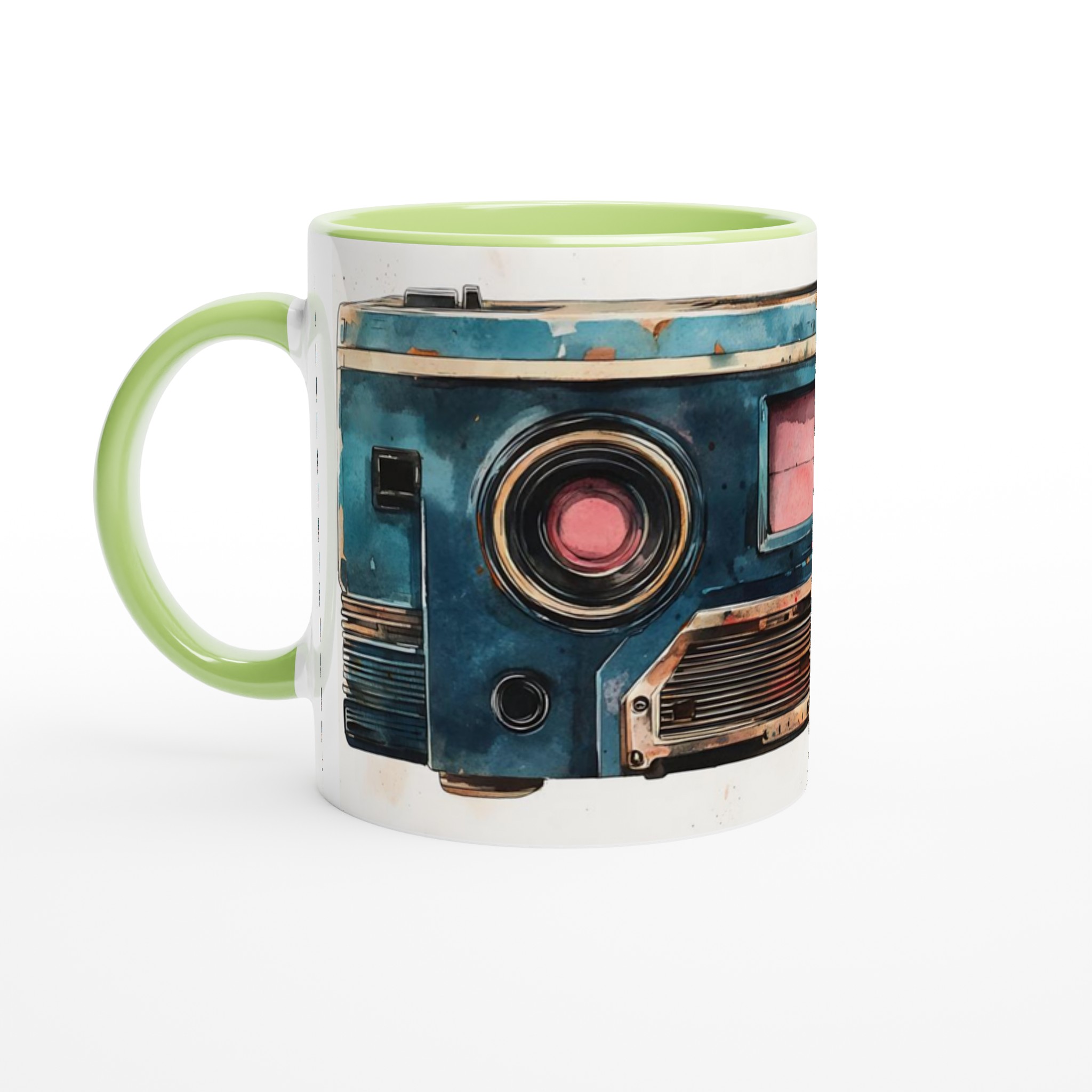 Retro Boombox Akvarell Keramisk Mugg – Nostalgisk Design i Ditt Val av Färg 6 3ed51333-2c54-4588-a833-76105341776c