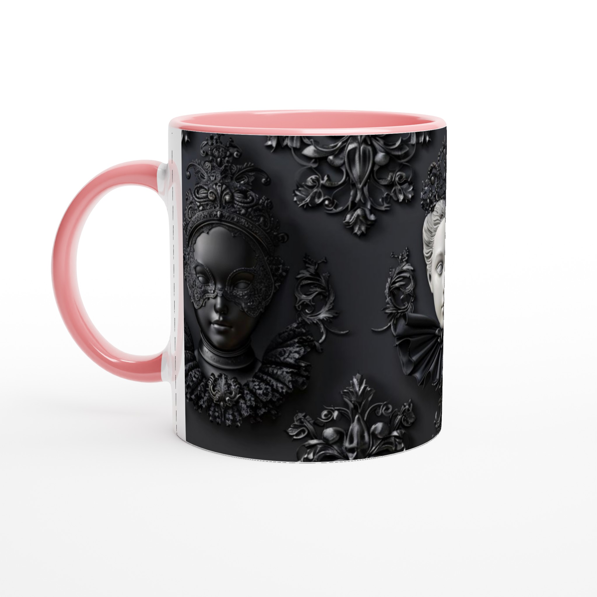 Vit 11oz Keramisk Mugg med Gotisk Elegans – Välj Bland Sju Djärva Keramiska Färger 6 3f26381c-016a-4668-99a5-ff7b40578d1a