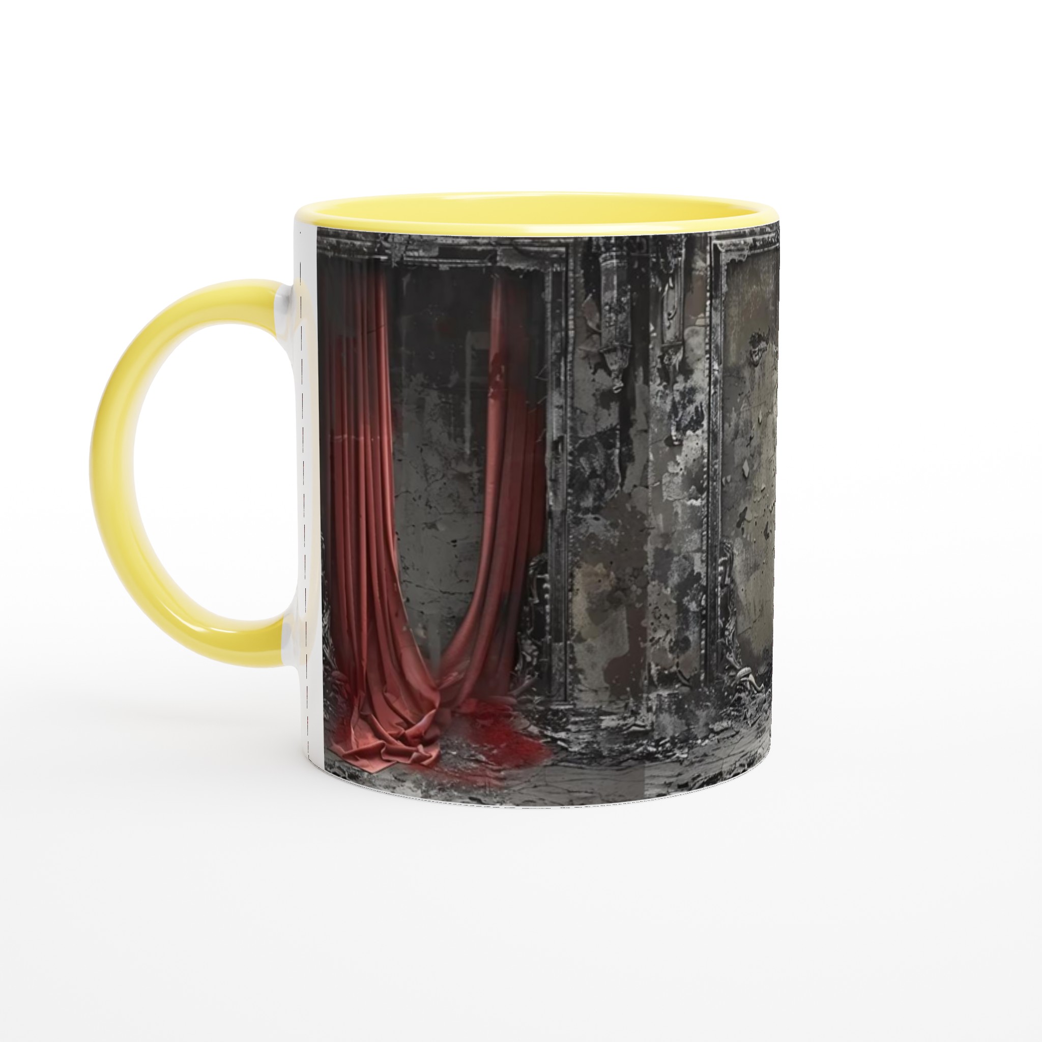 Stilren Vit 11oz Keramisk Mugg med Kontrast av Rött och Svart – Välj Din Färg 5 3ff1876d-1eb0-40fa-86f3-39aee6a67738