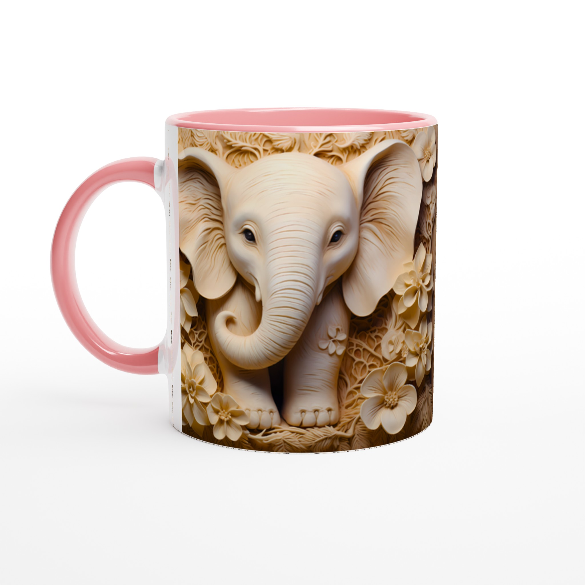 Elefant & Blommor 11oz Keramikmugg – Elegant Naturdesign i Din Favoritfärg 6 3ffc4158-a5d9-431b-be92-14ab4f9c260a