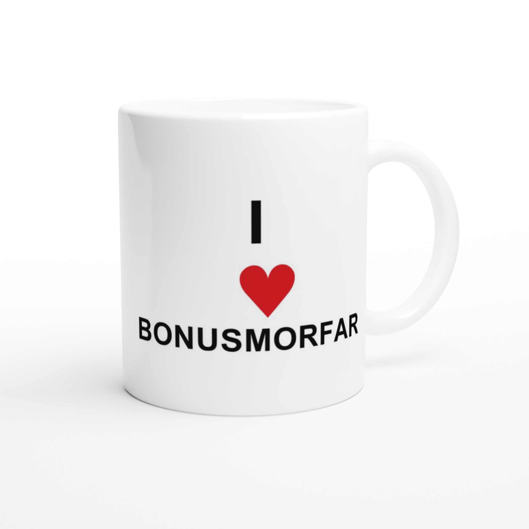 Jag älskar Bonusmorfar – Keramisk Mugg 11oz, Perfekt Gåva i Valfri Färg! 9 40071c15-680e-4141-b0a9-b1a228fc301f
