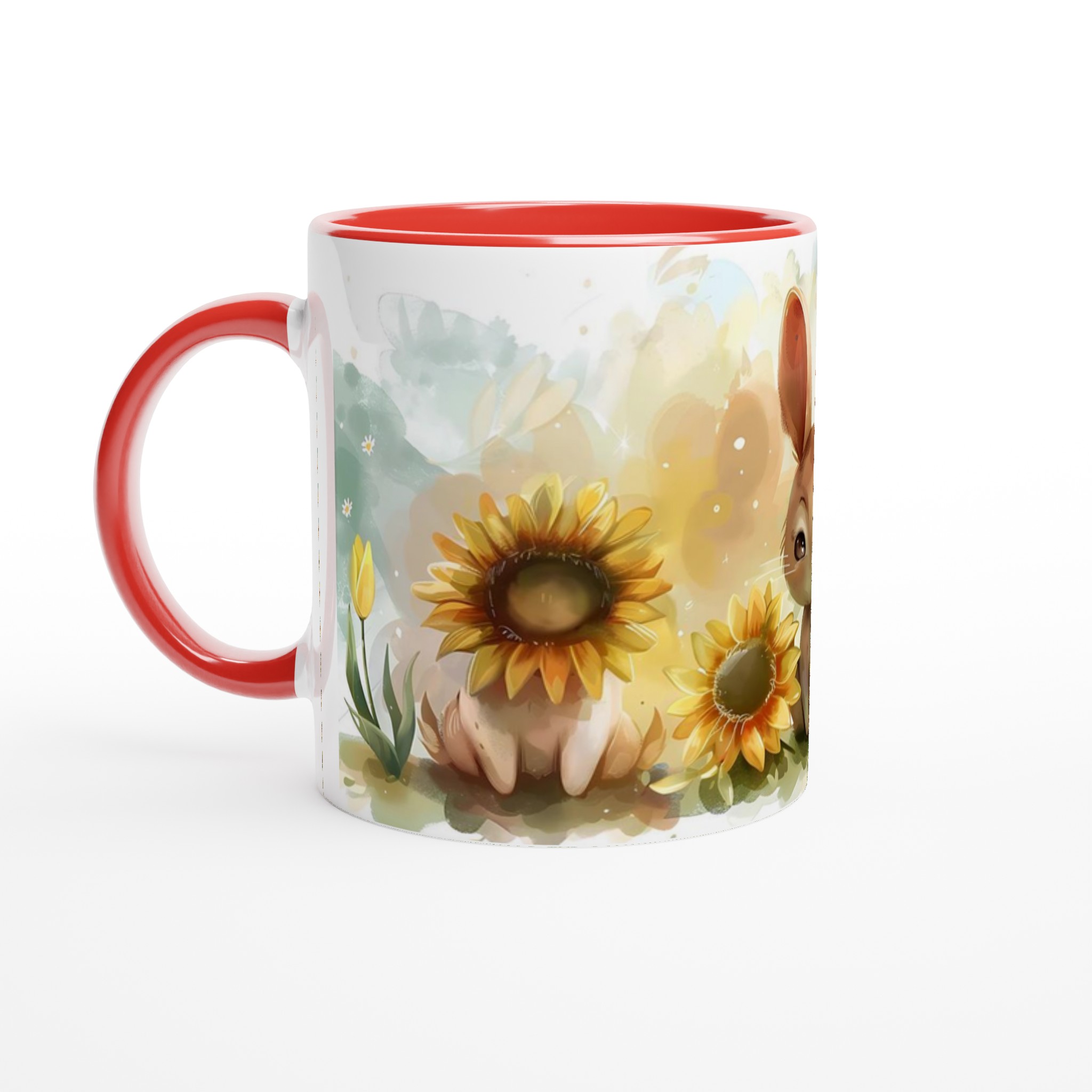 Påskharar & Vårblommor Keramisk Mugg – Charmig 11oz Present i Åtta Färger 2 4029804d-0876-4690-a003-ecd68aba0fe6
