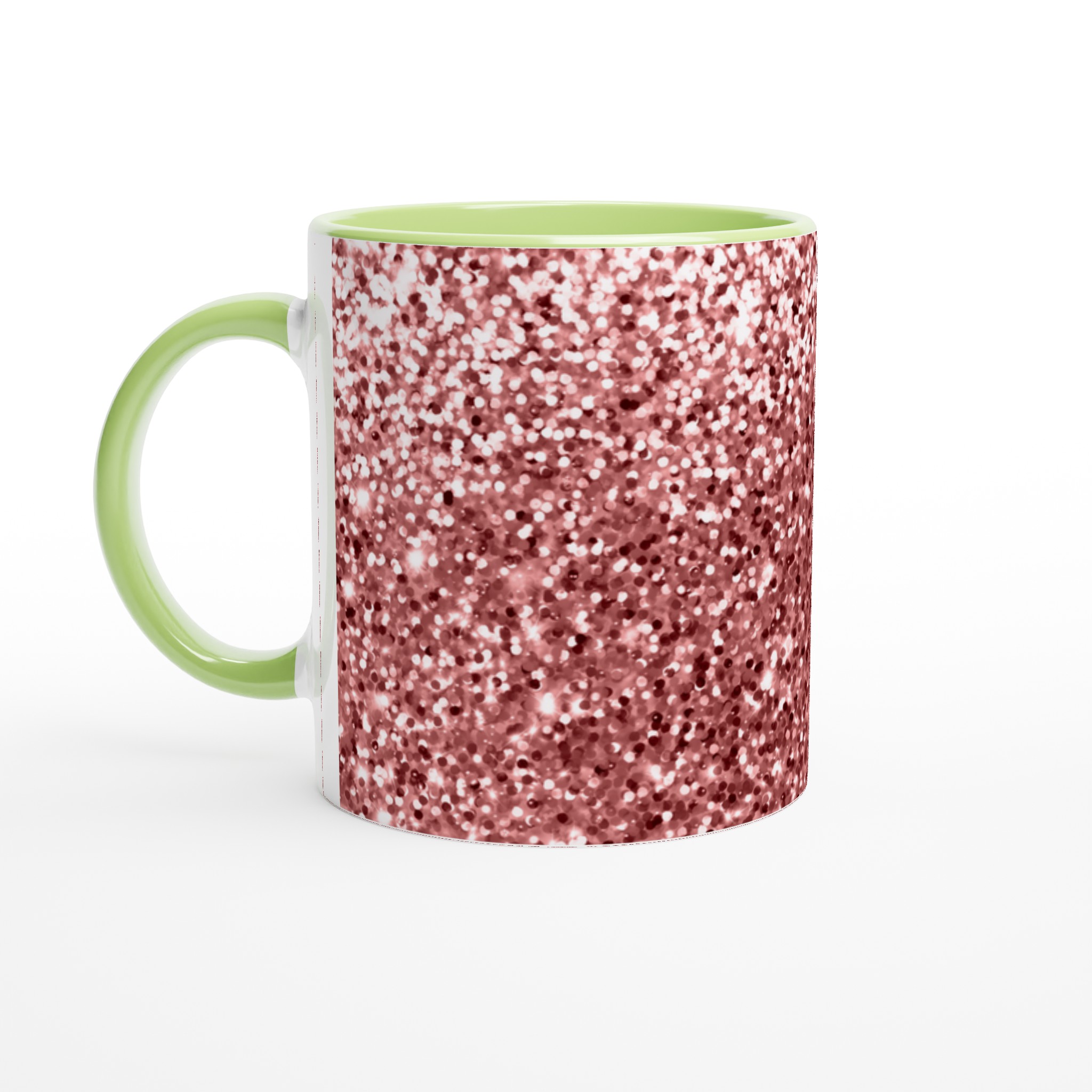 Glittrande Roséguld Keramikmugg – 11 oz för din dagliga glamour, välj din färg! 4 41385353-4c4f-488d-bc93-65676ec1e32e