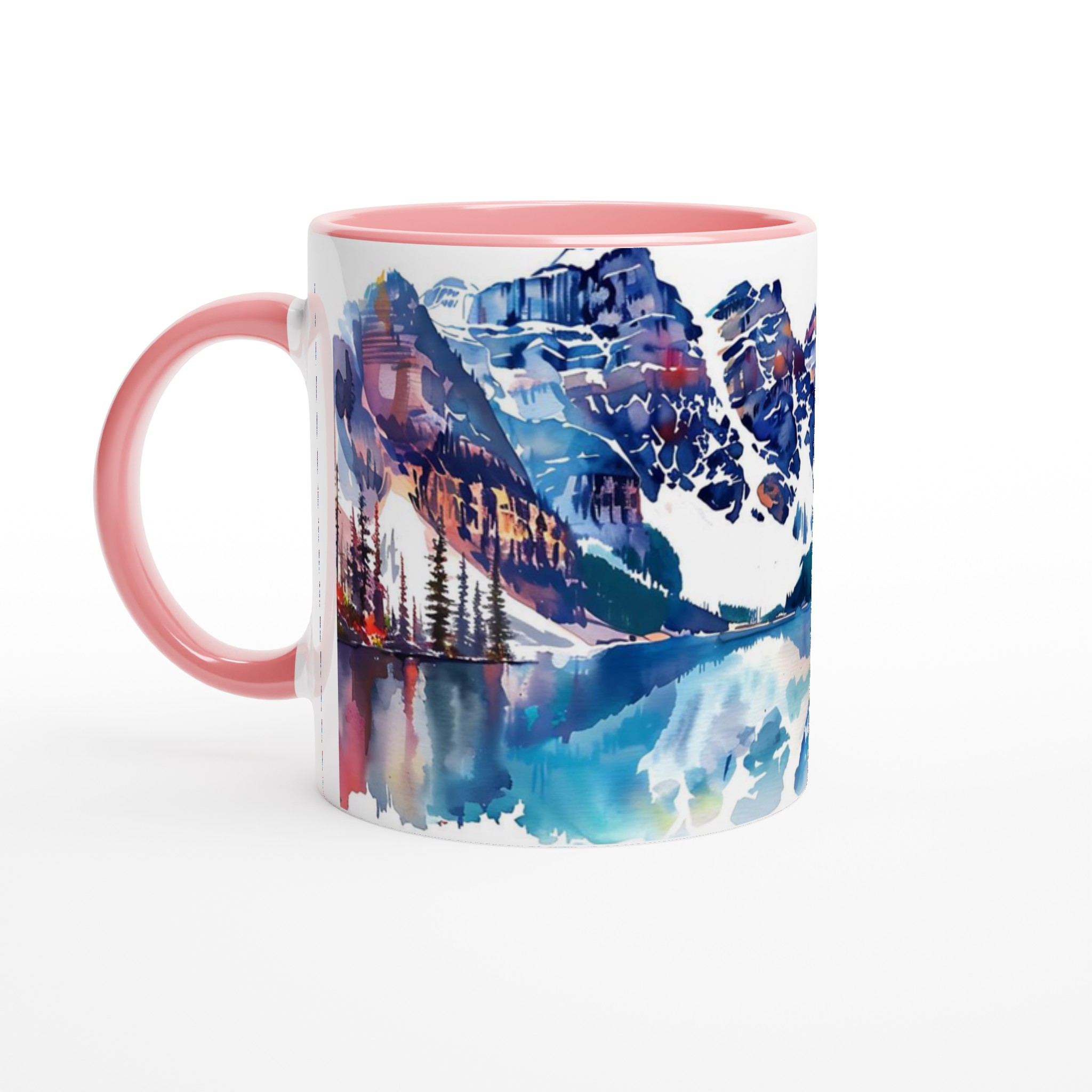 Akvarellberg: En 11oz Keramisk Mugg med Spektakulärt Landskap 6 4188c005-b782-476a-81f7-00c33637e3e4