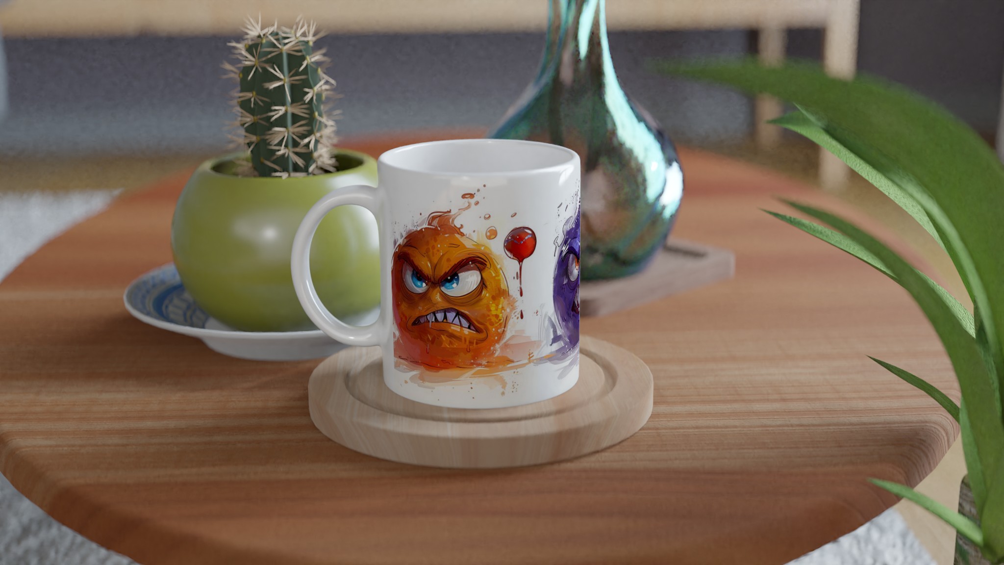 Humörig Monster Mugg – Uttrycksfull 11oz Keramikmugg i ditt Val av Färg! 10 418aead3-4dd5-4f18-8566-cea65718924a