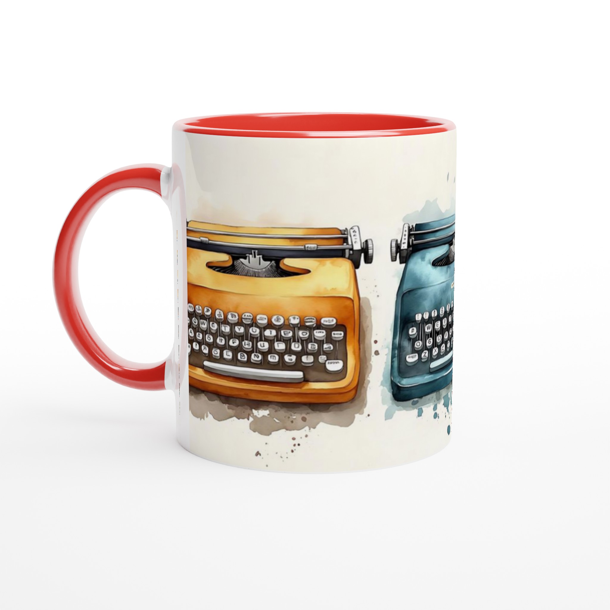 Retro Skrivmaskin Konst Mugg – Kaffekopp med Vintage Vibe i Flera Färger 5 41d22f23-6149-4156-ba44-cf16664ecf34