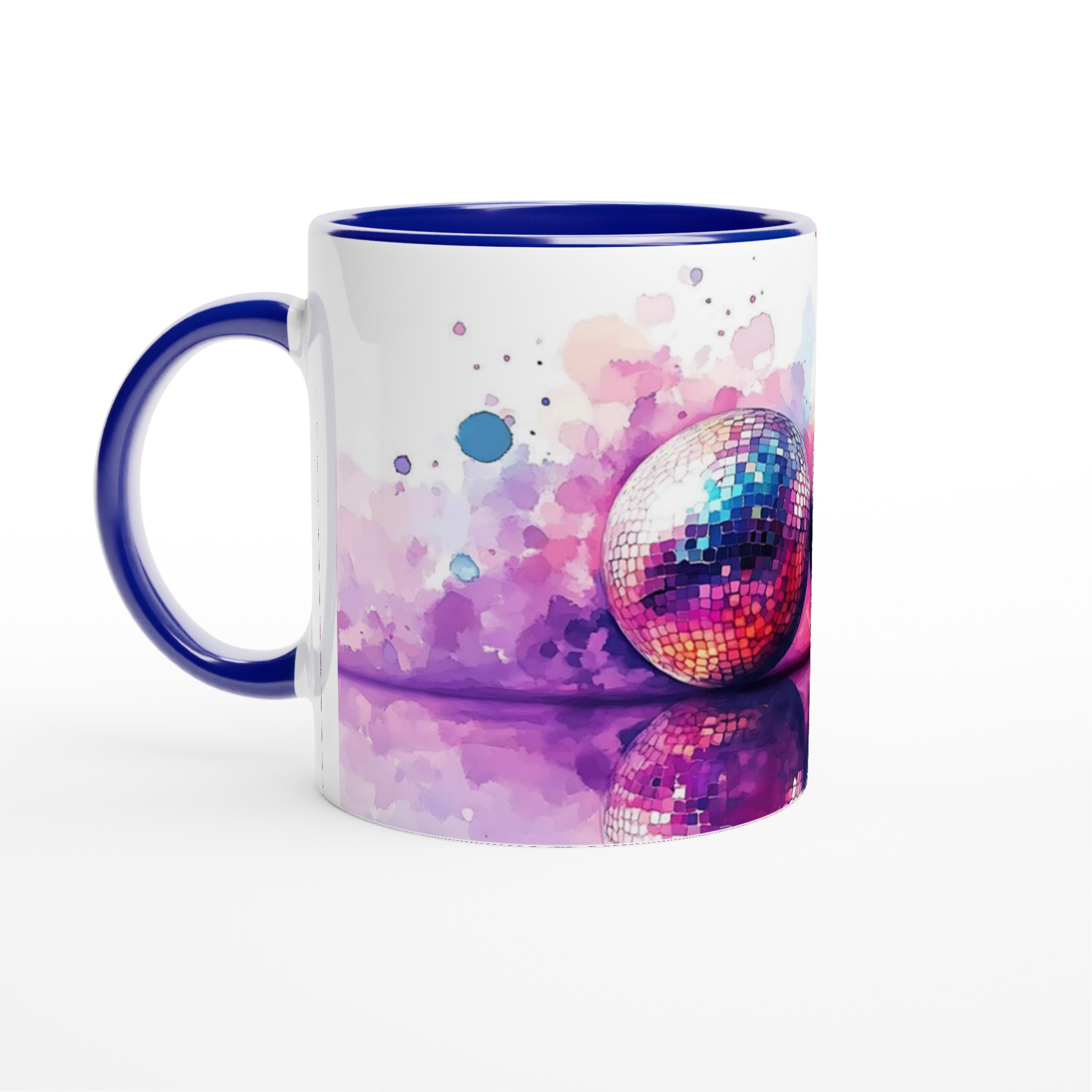 Disco Fever Keramisk Mugg – Färgglad Watercolor Party Vibe, 11oz – Välj din favoritfärg! 2 41d59e38-51b9-48e4-9b17-3bc7efa17226