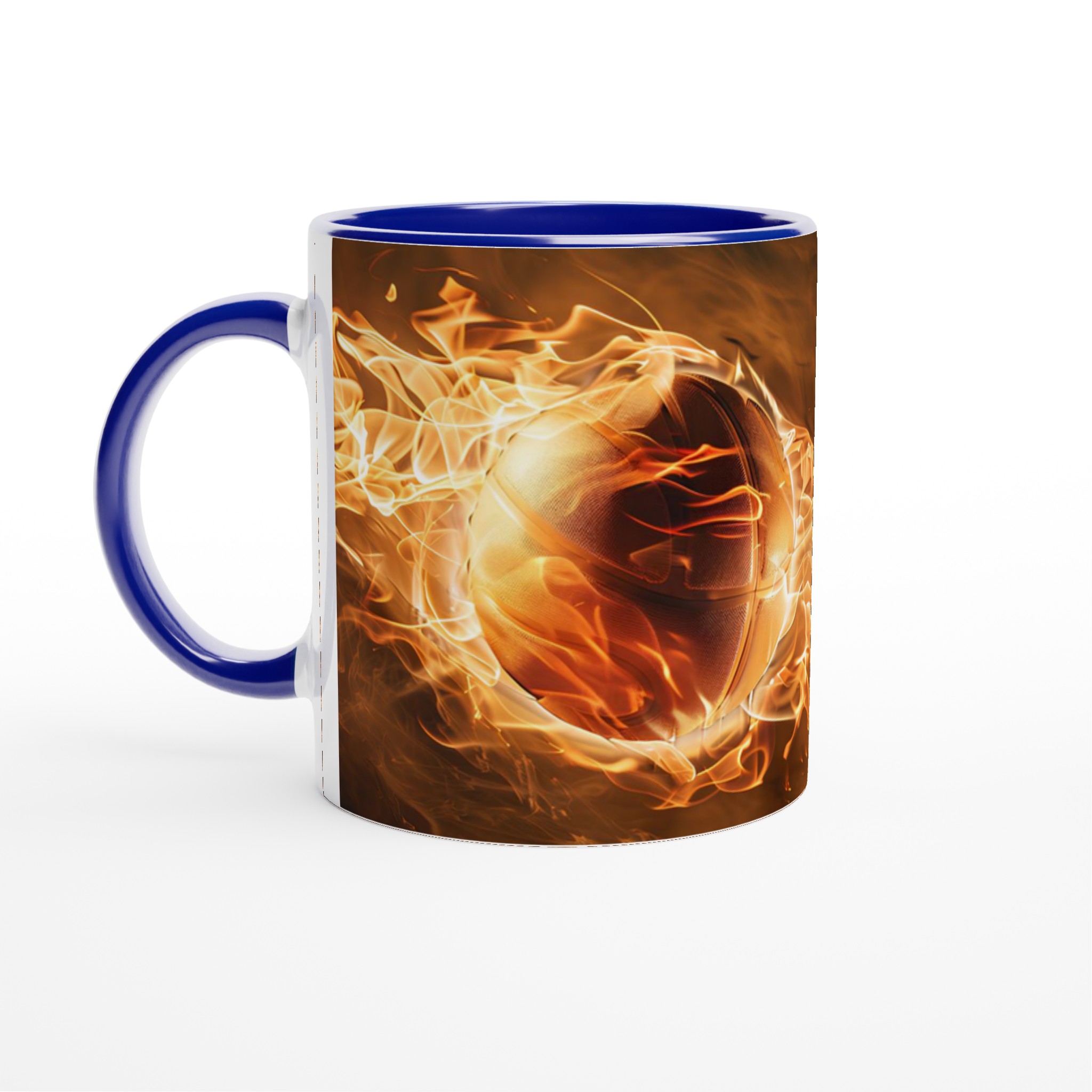 Fiery Basketball Keramikmugg - 11oz, Välj Din Färg! 4 4205c83e-b4cb-4ba6-9a47-8059f3c0b0c0