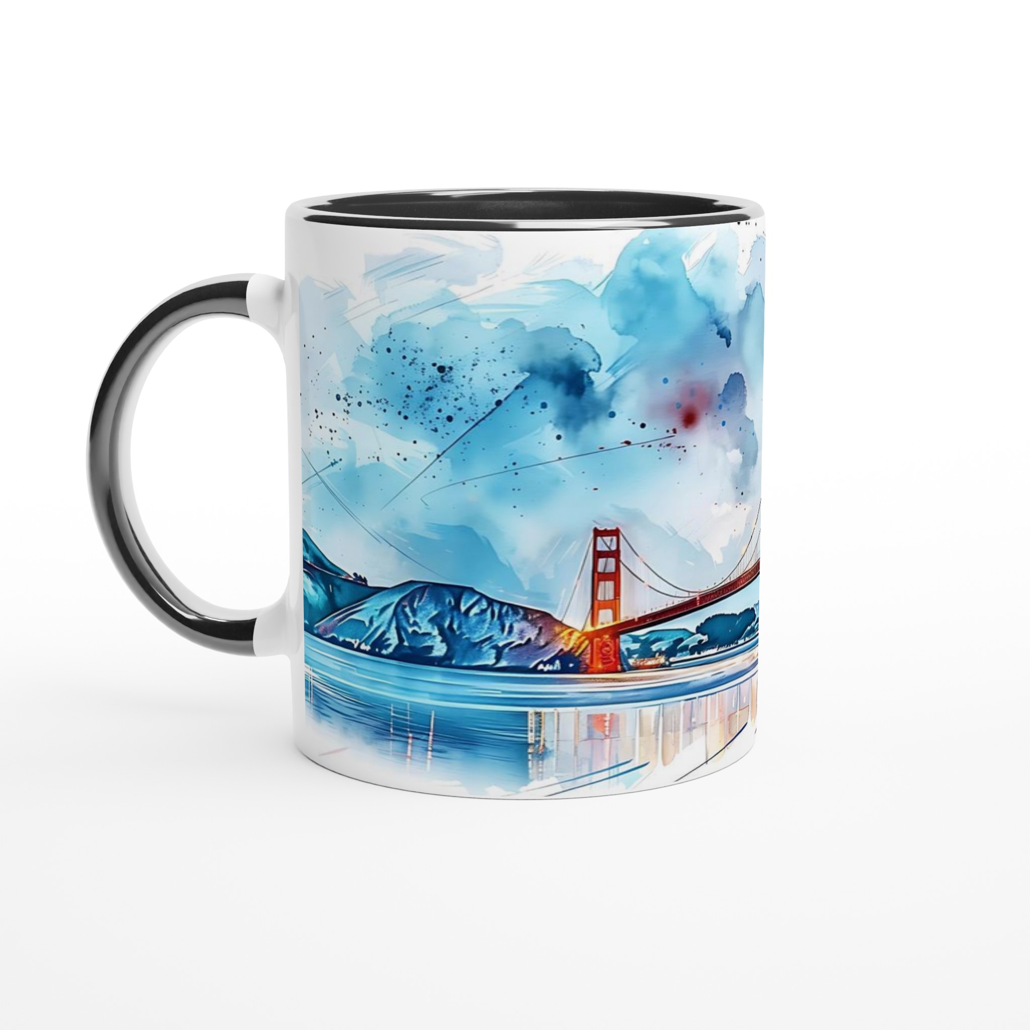 Golden Gate Akvarell Mugg – Konstnärlig Kaffestund i 7 Färgstarka Nyanser 7 43abfd34-e749-4687-a335-a048b0e95757