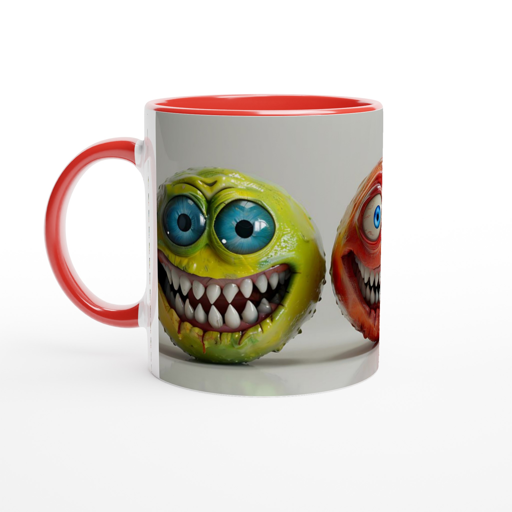 Skräckinjagande Smil: 11oz Keramisk Mugg med Livfullt Monsteransikte – Välj din Färg! 5 4433773e-0856-4823-9ede-e3db1a91a1fe