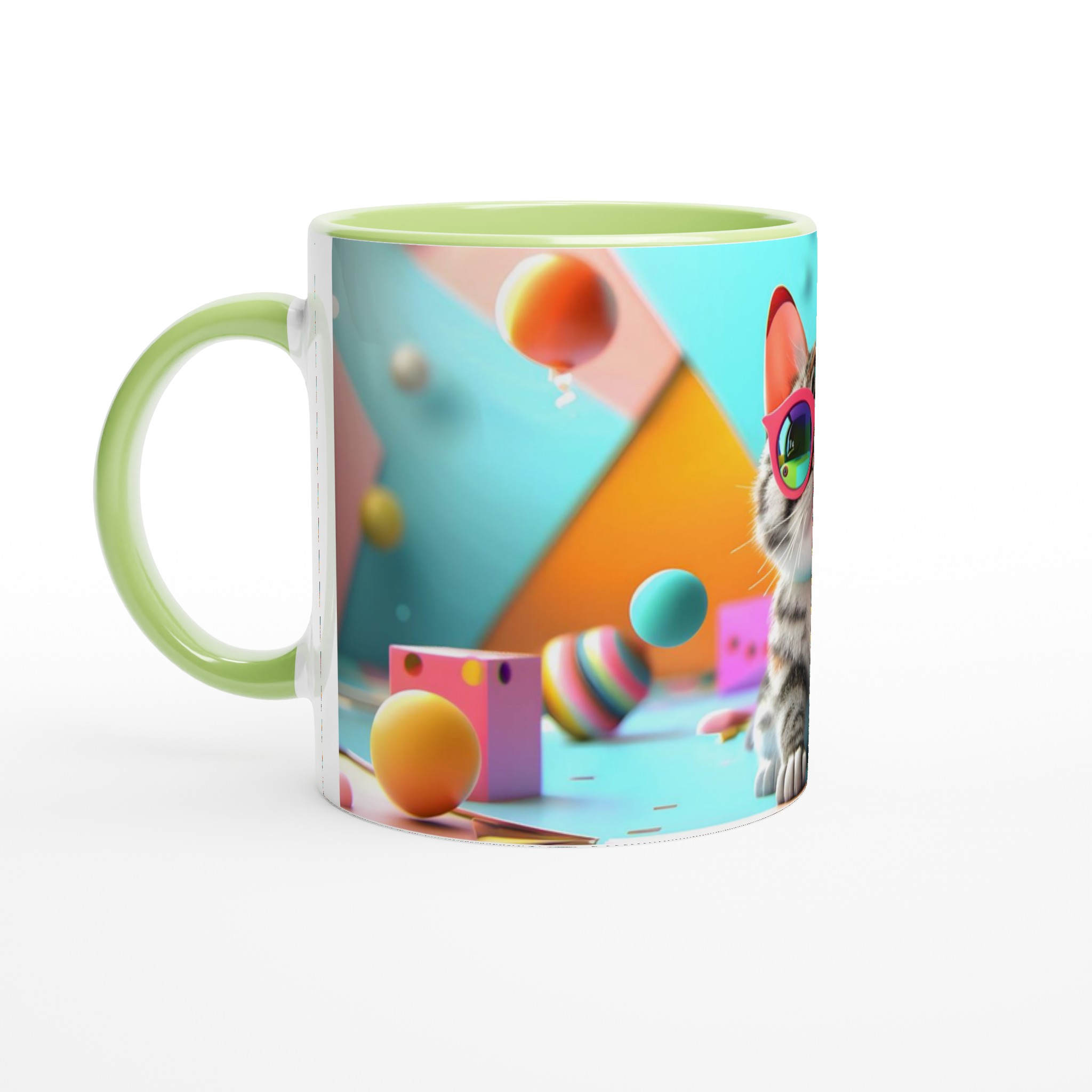 Cool Katt & Klara Färger: 11oz Keramikmugg i ditt val av sju livfulla nyanser 3 446f478a-602c-43a4-8428-605e6fb2e472