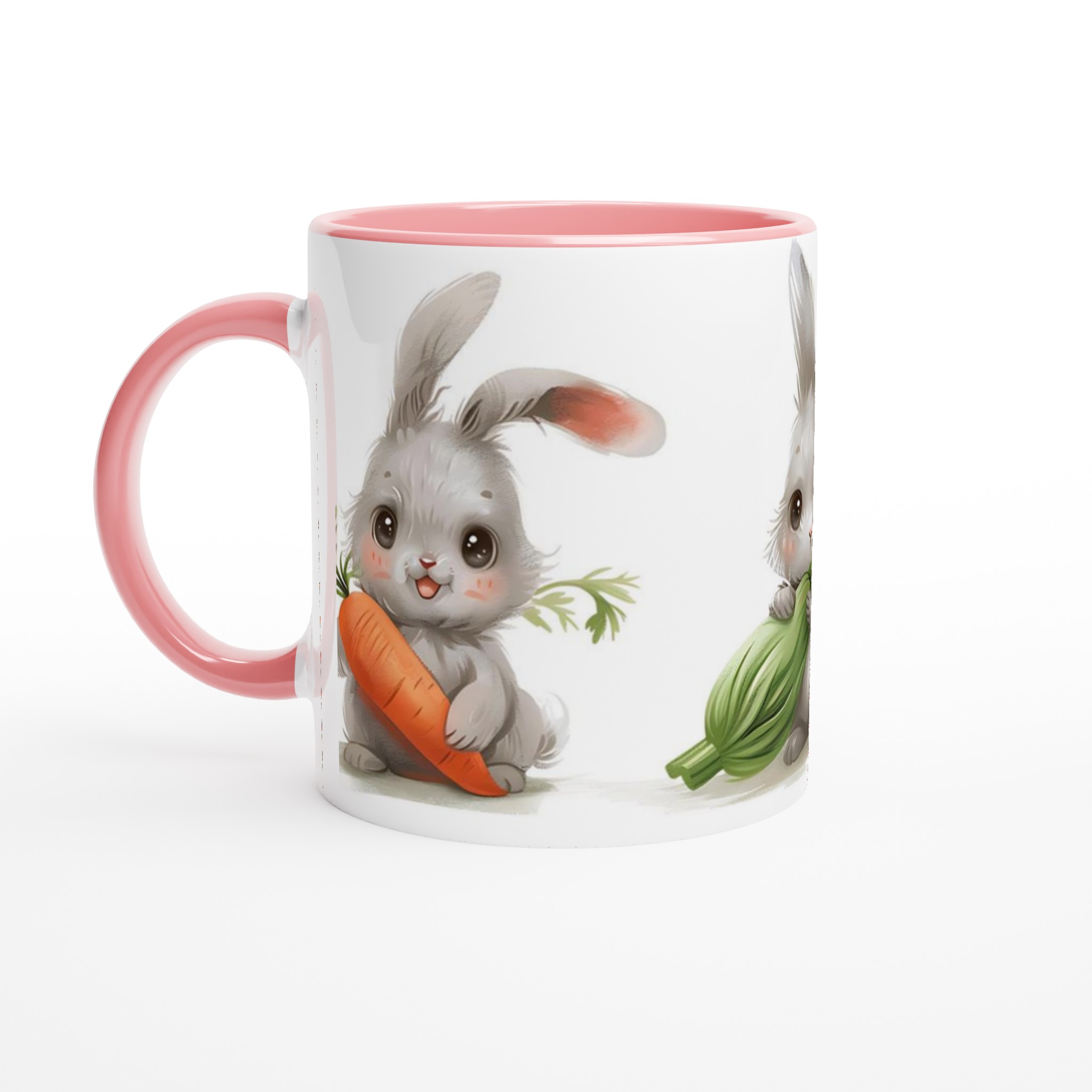 Söta Kanin Vänner 11oz Keramisk Mugg – Personlig design i ditt val av sju färger 6 4473f2a1-535a-48e5-8eed-4513a46b4a02