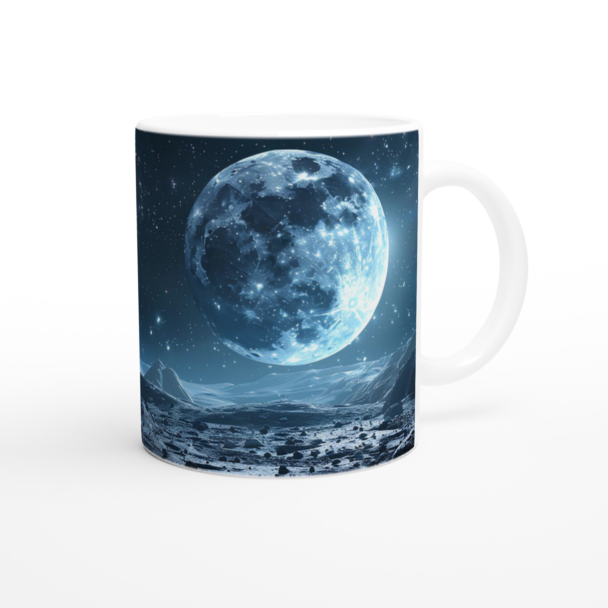Kosmisk Månnatt 11oz Keramikmugg – Drömsk Rymdscen i Valfri Färg! 9 44c86b50-f190-4ccd-b723-dacf8f9d54e0