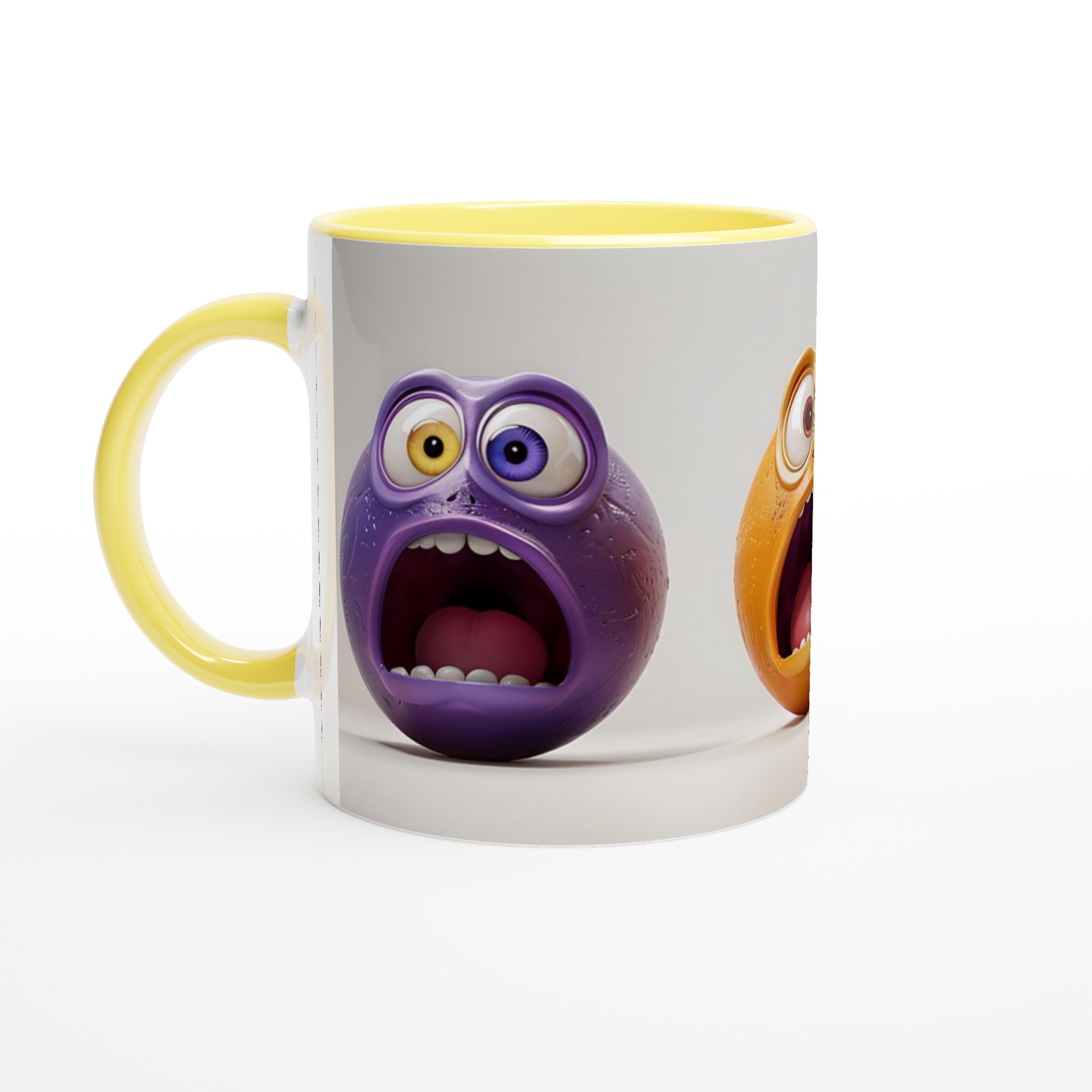 Humoristisk Skrikande Monster Mugg - Välj bland Färgstarka Nyanser, 11 oz Keramik 3 44e2d9cc-32be-42b1-ace8-ad16a6fbb1d4