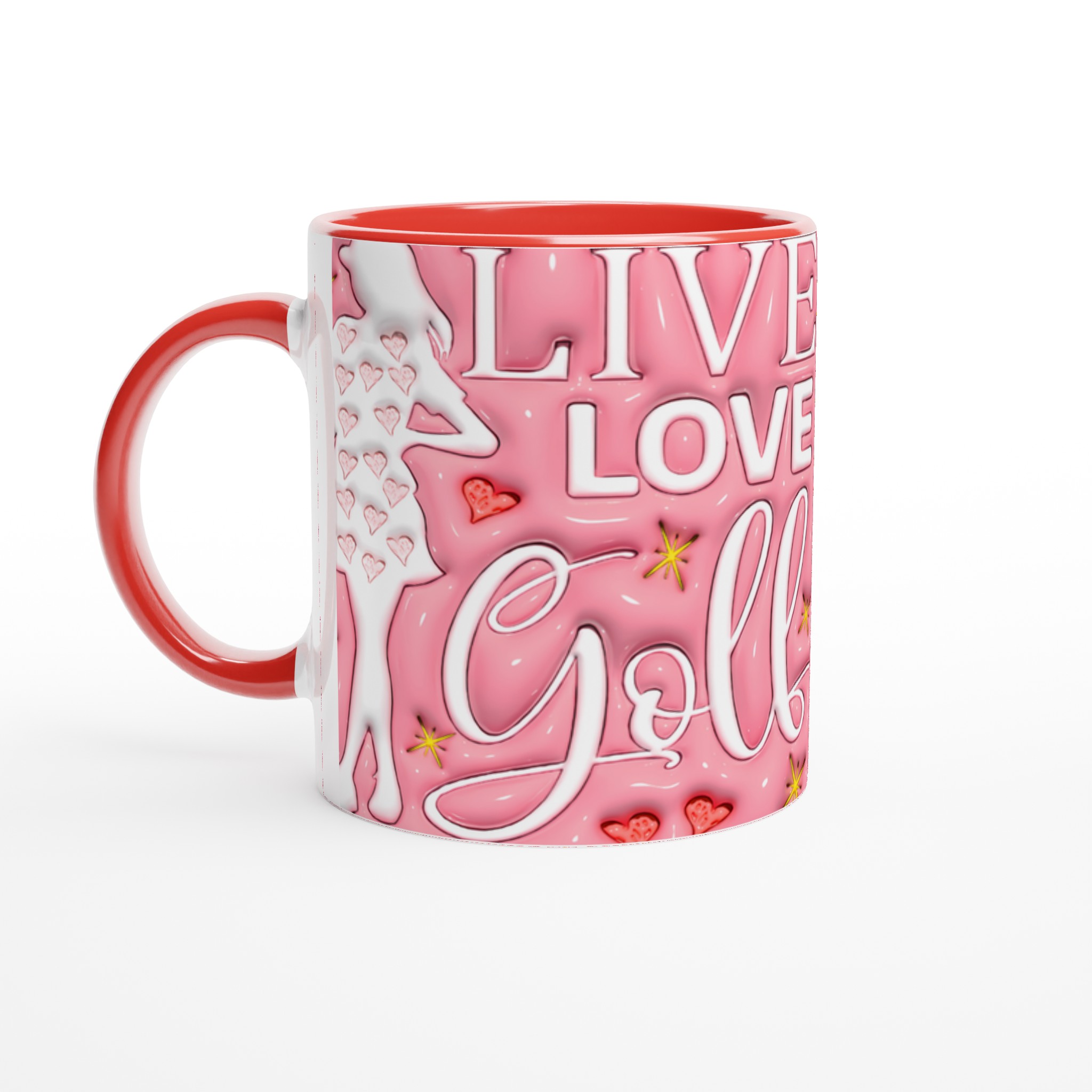 Live Love Golf Rosa Keramikmugg – Din Kaffepaus på Banan, Välj Färg! 2 44e7a8e3-9f34-4462-95ec-8bfca148ef62