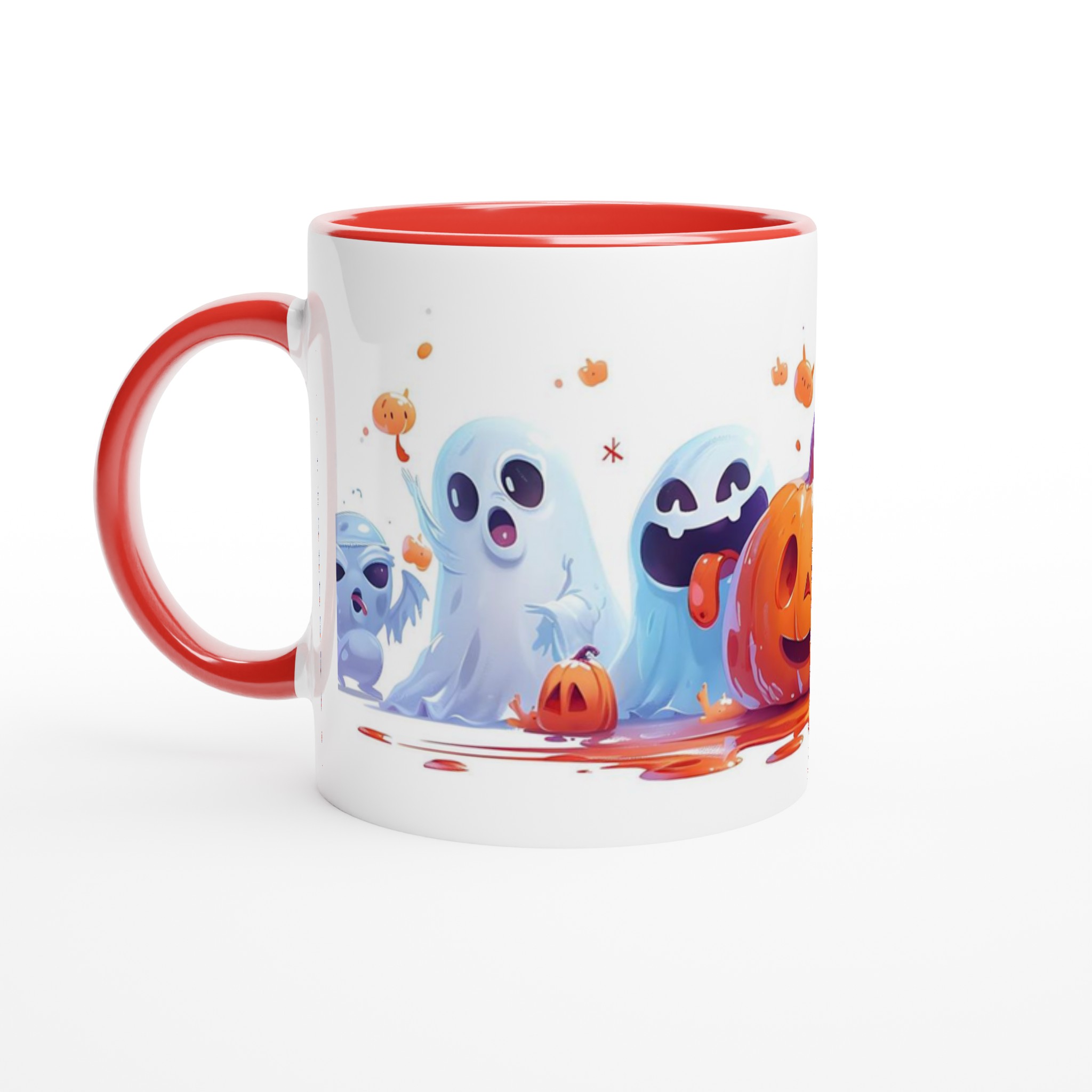 Spooky-Cute Halloween Mugg – Lekfulla Spöken & Pumpor i Din Favoritfärg – 11oz Keramisk Mugg 2 4543b298-c9c6-4b54-b93a-e7a9ee8328be