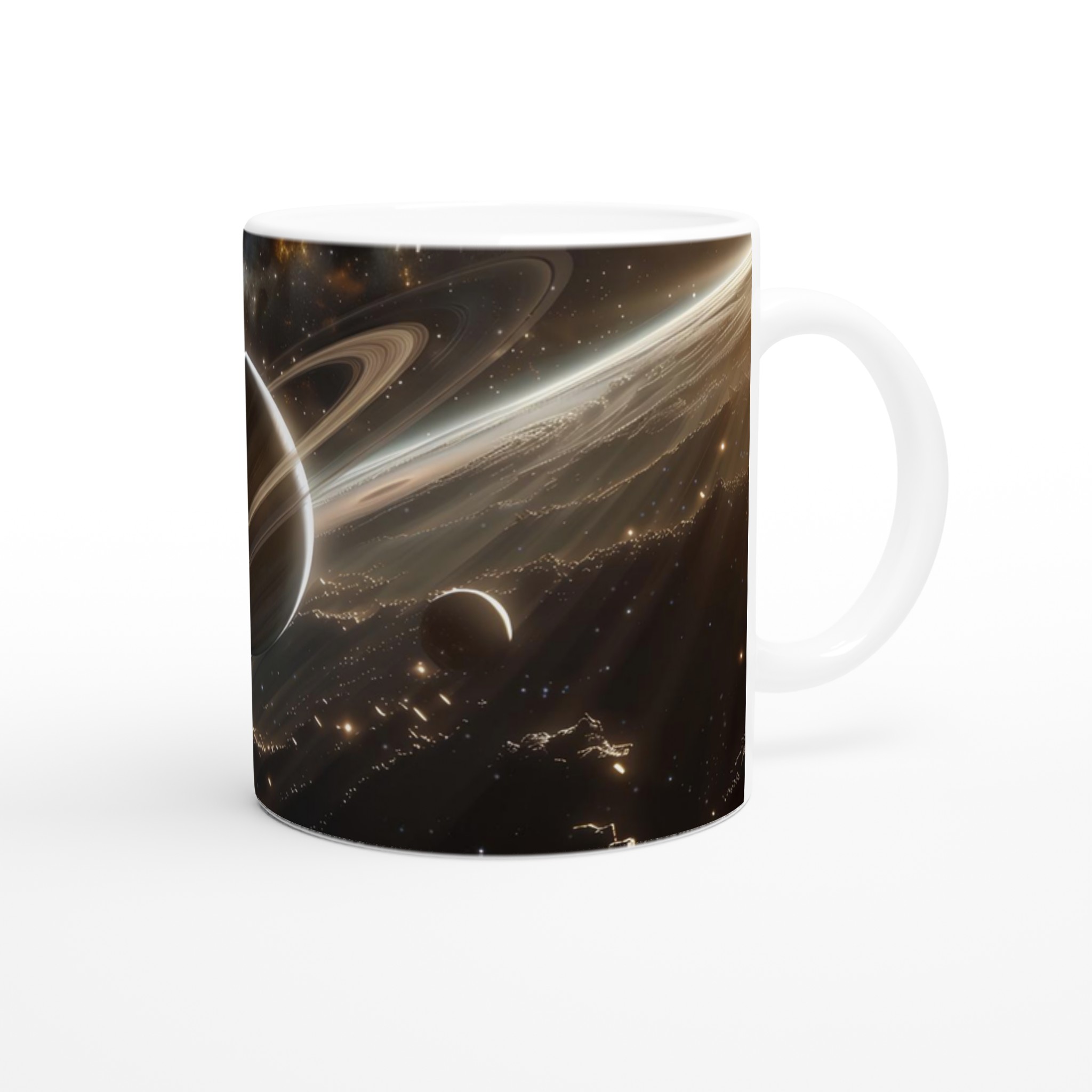Kosmisk Saturnusmugg – 11oz premium keramikmugg i ditt val av sju djärva färger 9 459da3f0-70ac-4c8c-b015-a0d05e3316d1