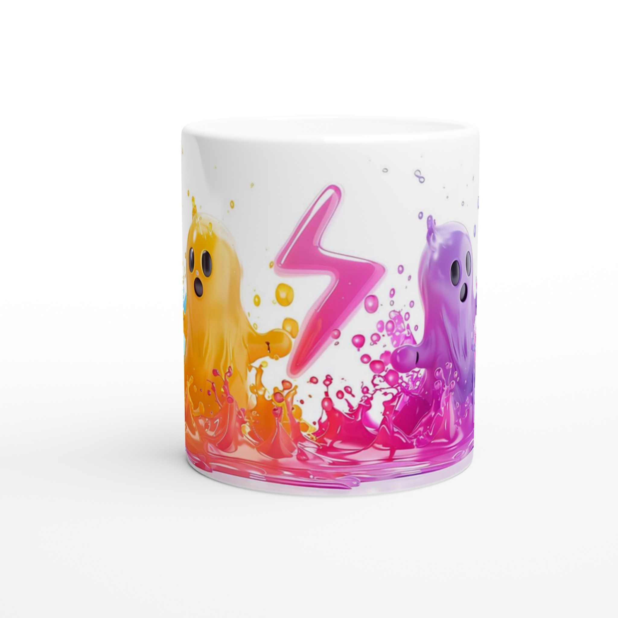 Färgglada Spöken Keramikmugg – En Lekfull 11oz Kaffemugg för Fantasin! 8 45c210b1-74ce-496c-8009-991809021f31