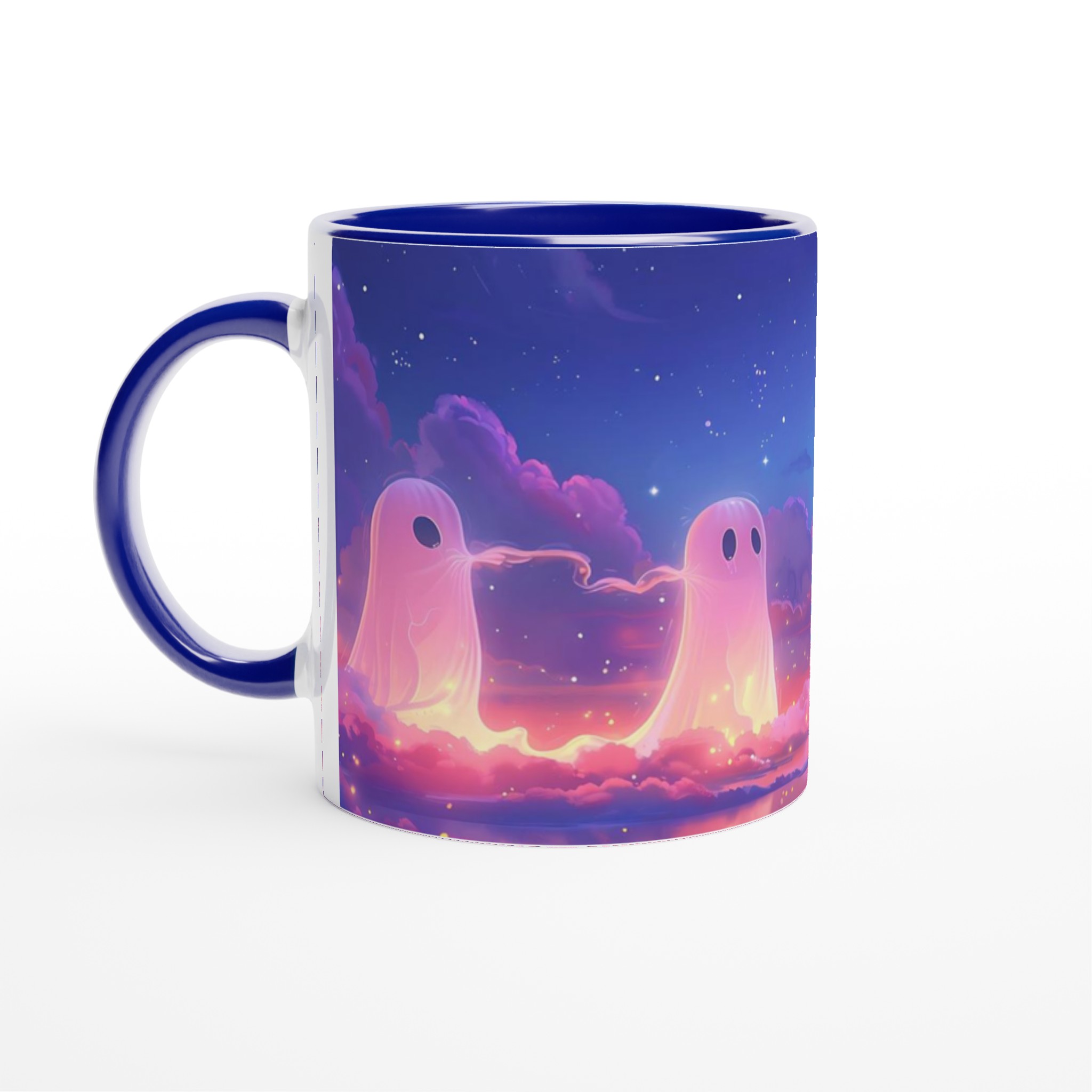Mystisk Gryning 11oz Keramisk Mugg - Drömska Spöken och Skimrande Moln 4 45fc25d0-b0b0-4312-84c1-ce97921ef6d8
