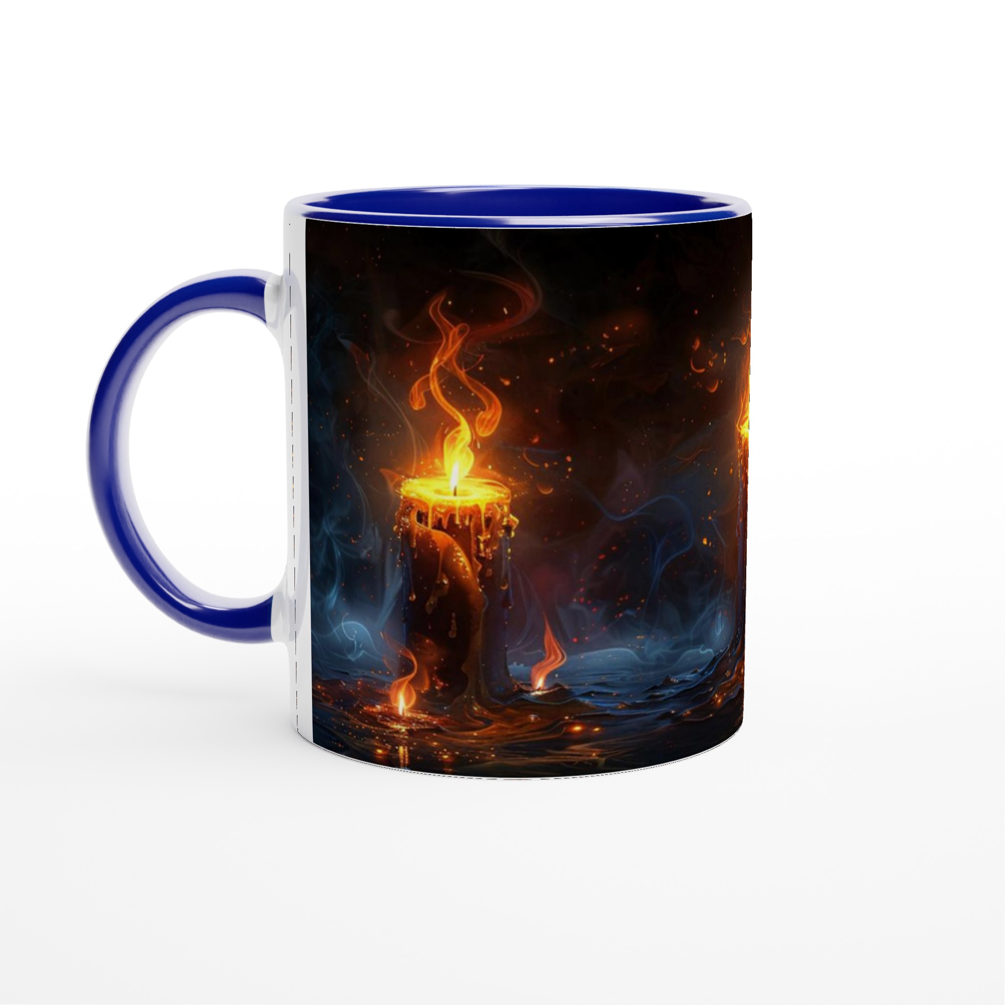Mystisk Flamma: 11oz Keramisk Mugg med Magisk Eld & Rök-design – Välj din Färg! 4 45ff9050-4c4d-4613-be22-d76bde4c37a6