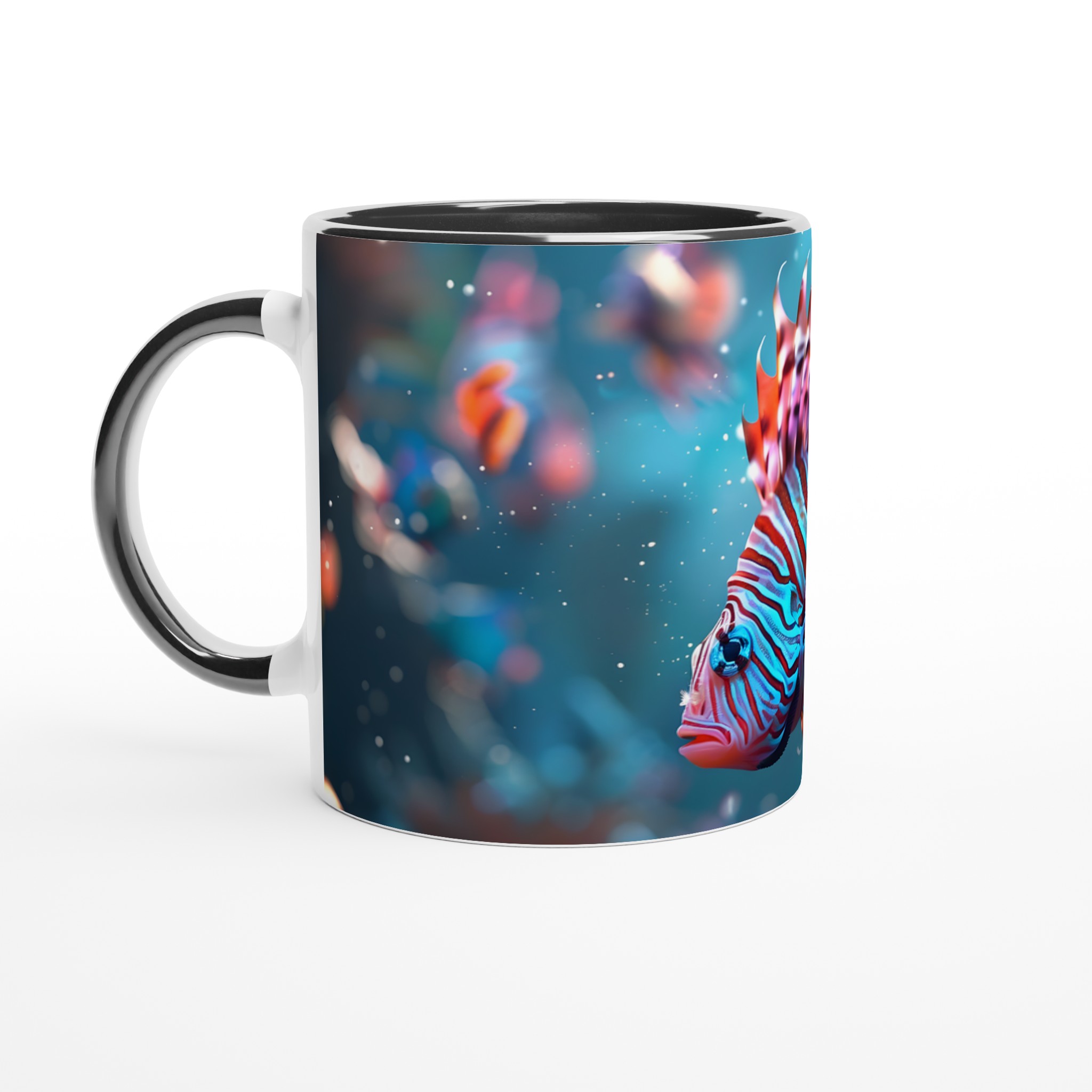 Exotisk Revfisk Keramisk Mugg – Färgglad Havsinspirerad Kaffekopp i Flera Nyanser 7 4682b686-1849-450f-ae94-d162936ed7e8