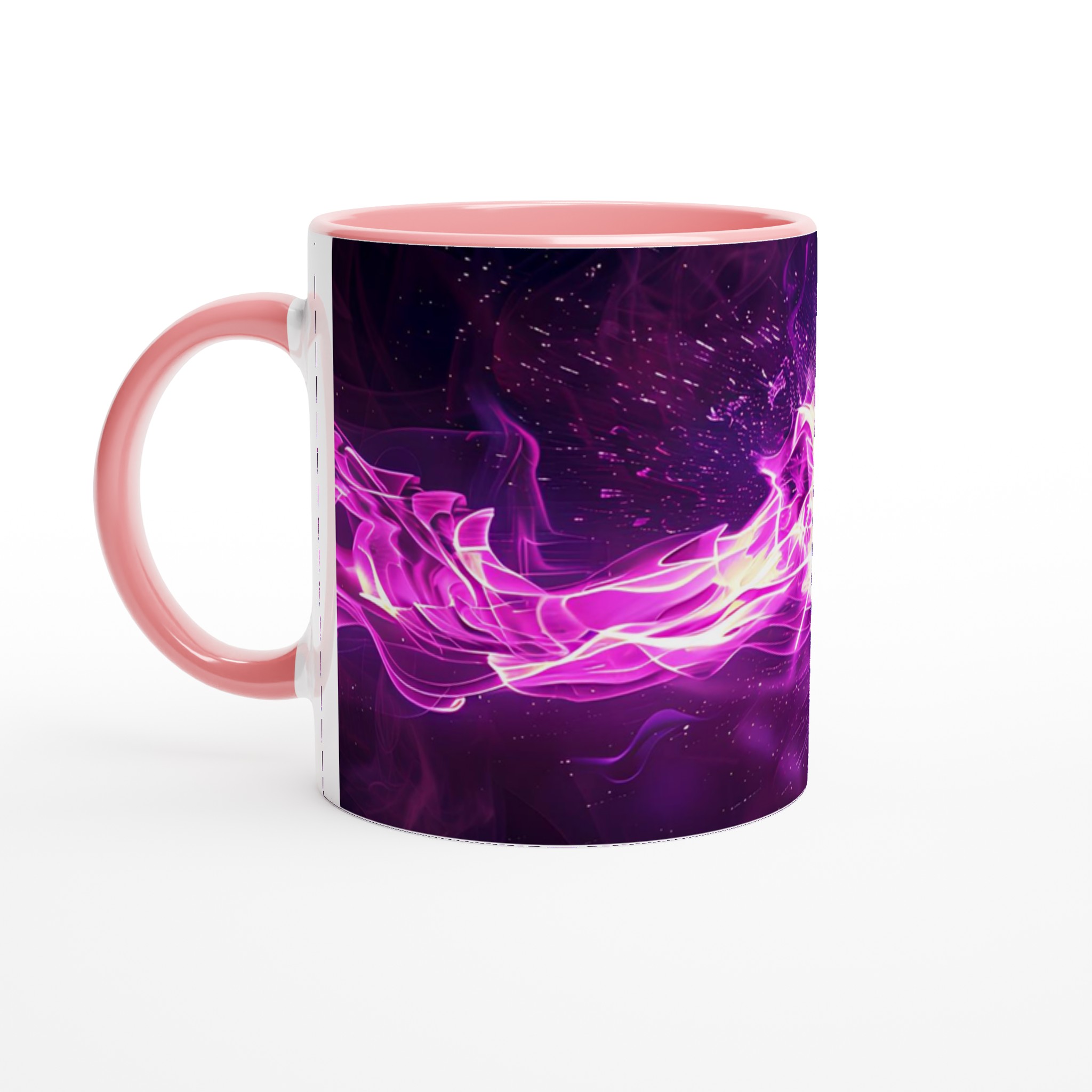 Kosmisk Basketmugg – 11oz Keramikmugg med Elektrifierande Lila Design – Välj din Favoritfärg! 6 46b72384-0b42-442c-8048-3bb77e66ed84